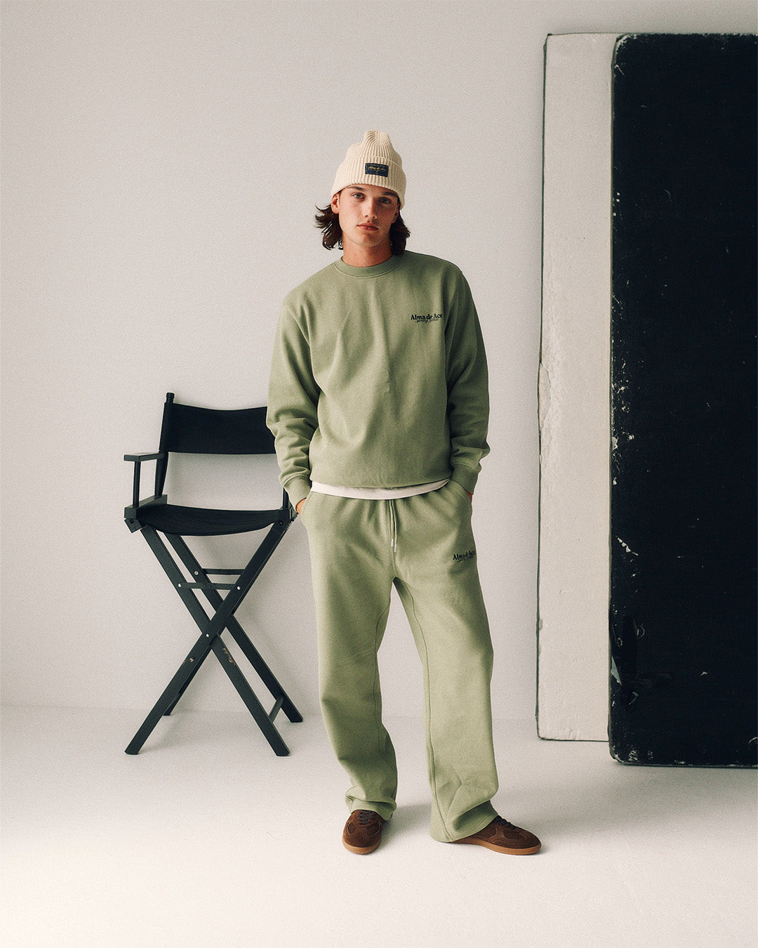 Alma De Ace Sporting Goods Light Green Sweatpants - view 5