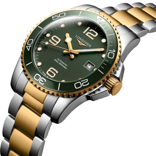 Longines Hydroconquest Green Matt Dial Men 41mm - view 2