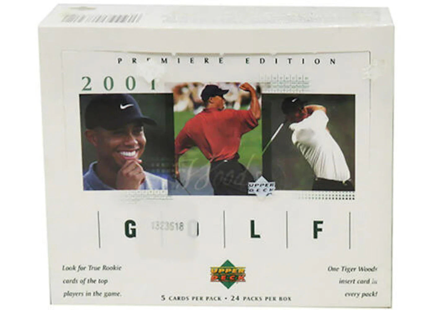 2001 Upper Deck Premiere Edition Golf Hobby Box (Green)