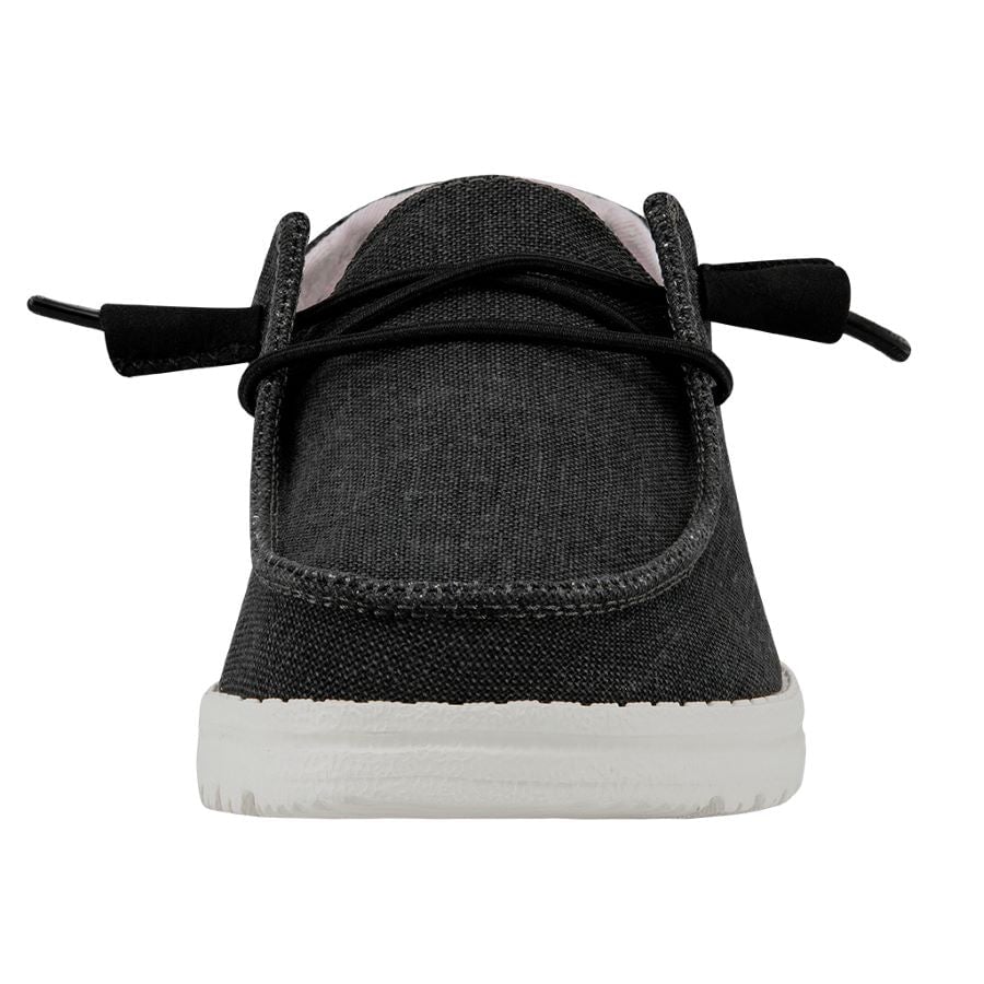 HEYDUDE shoes Wendy Chambray - Off Black – Women's - view 4