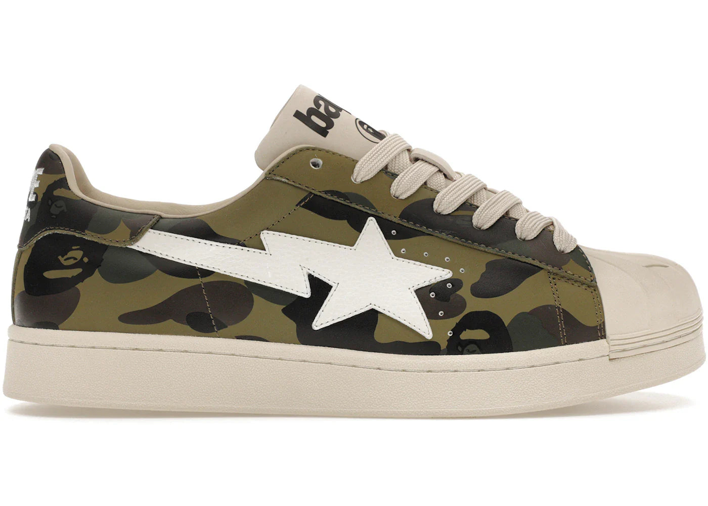 BAPE A Bathing Ape Skull Sta 1st Camo Green