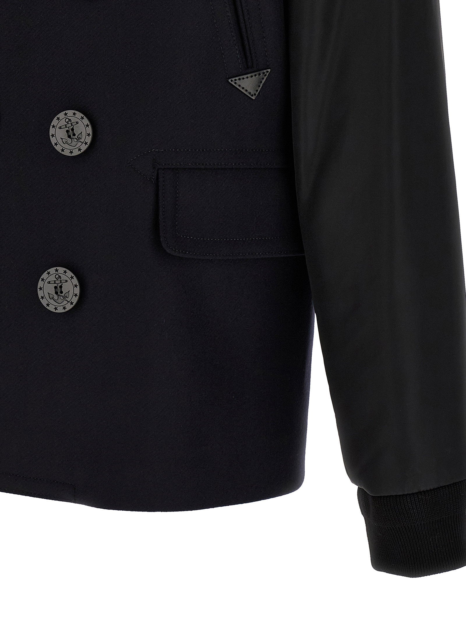 Dsquared2 Hybrid Peacoat Coat - view 5