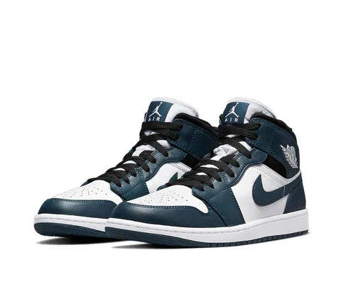 Cop Underdog Air Jordan 1 Mid Armory Navy - view 2