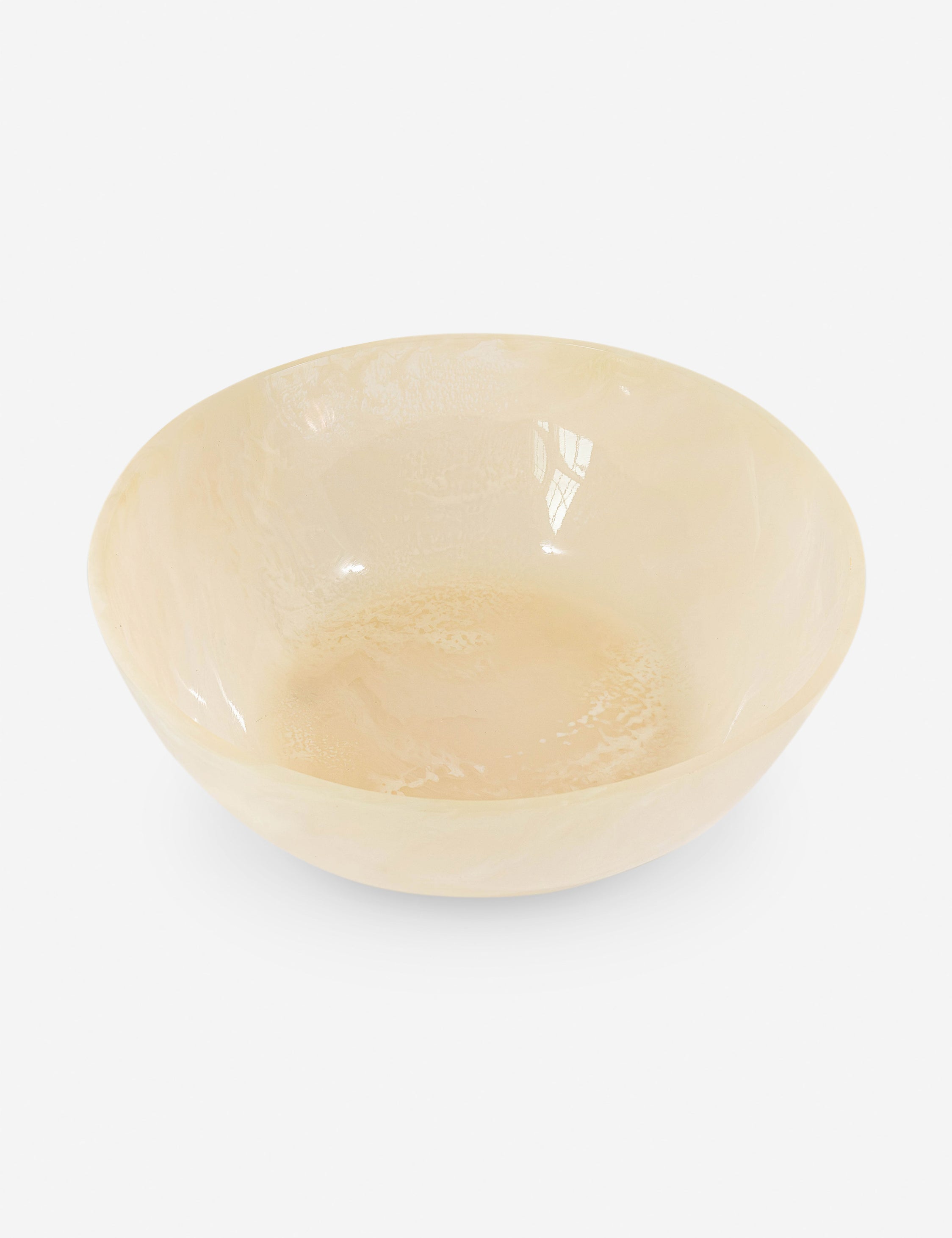 Lulu and Georgia Marika Resin Salad Bowl – Cream - view 2