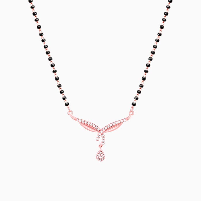 GIVA Jewellery Rose Gold Vows of Love Mangalsutra