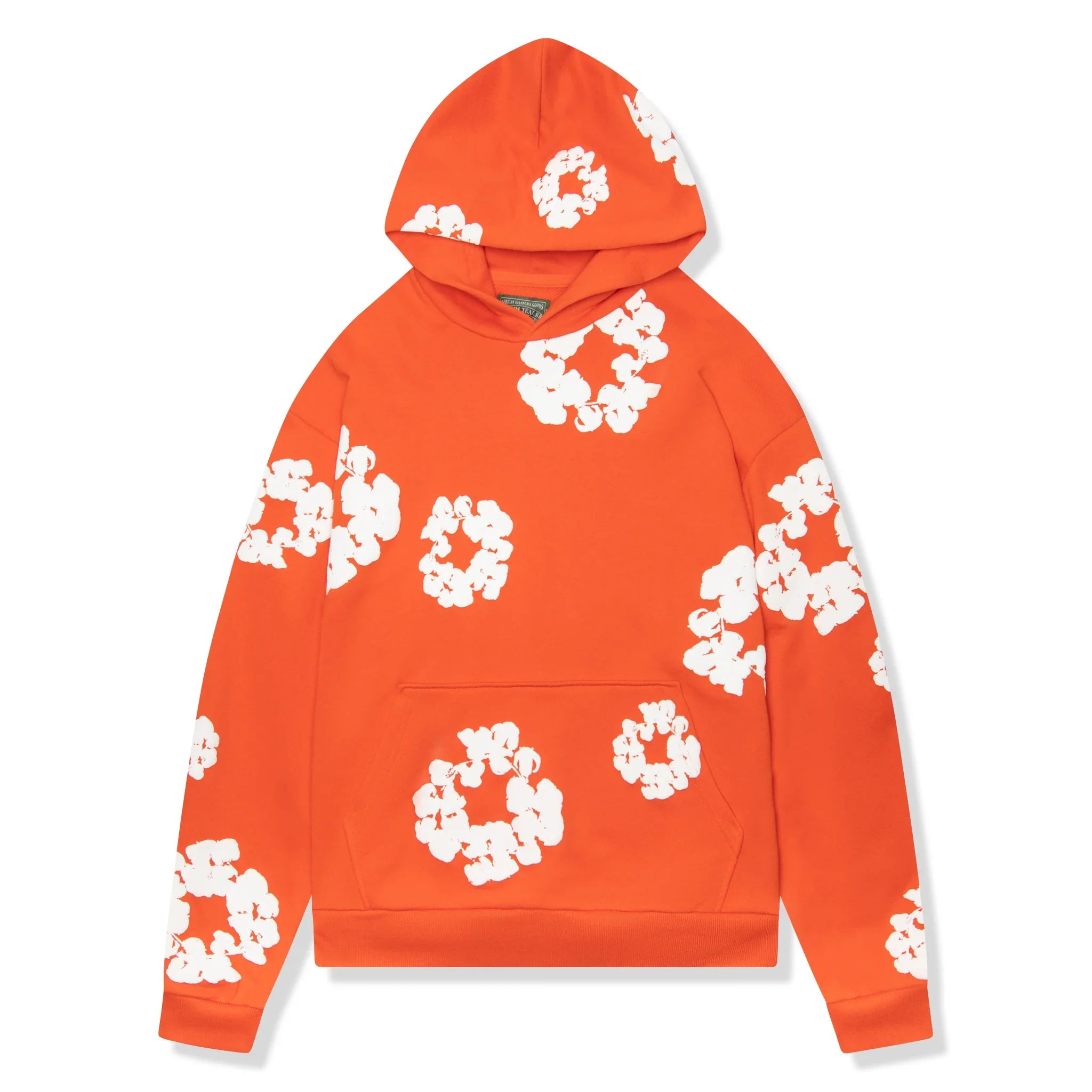 Denim Tears The Cotton Wreath Orange Hoodie