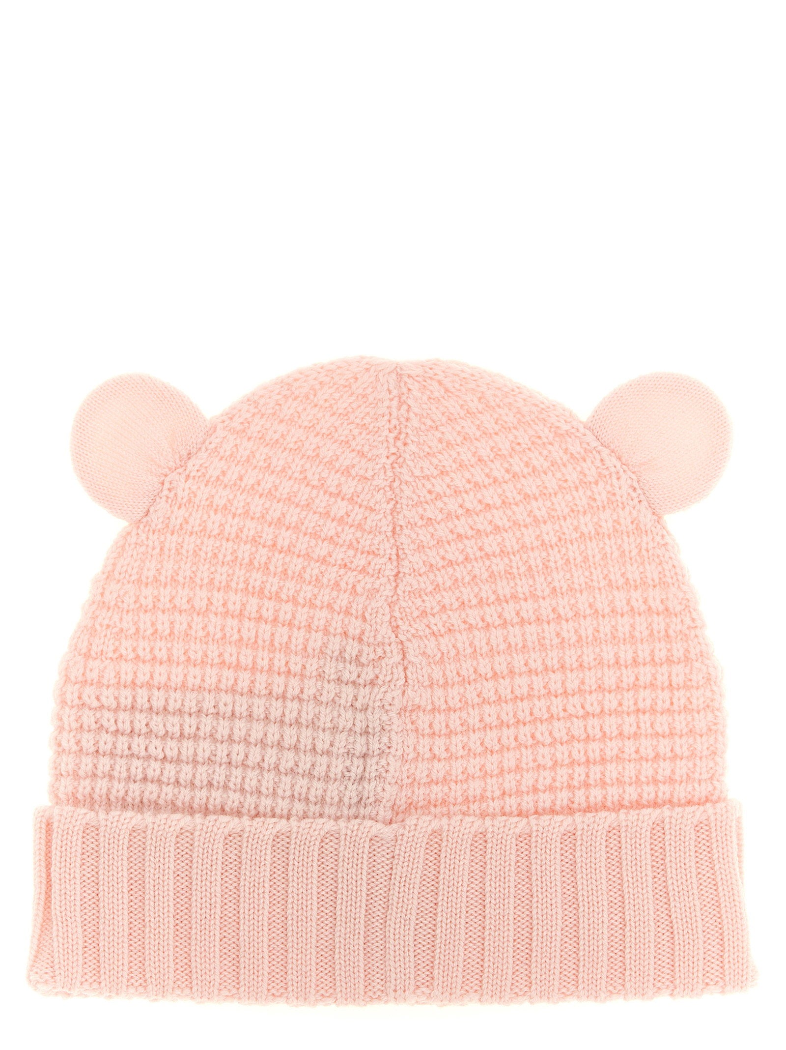 Moncler Enfant Teddy Bear Ear Beanie – 100% virgin wool - view 2