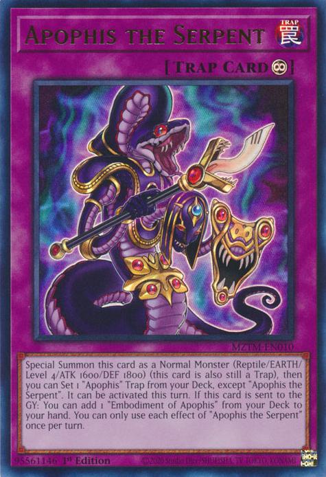 Yu-Gi-Oh! Apophis the Serpent - MZTM-EN010 - Ultra Rare - 1st Edition