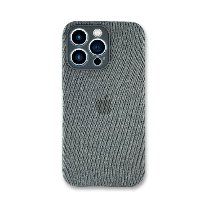 KShop iPhone 13 Pro Max Fabric Case - Light Grey