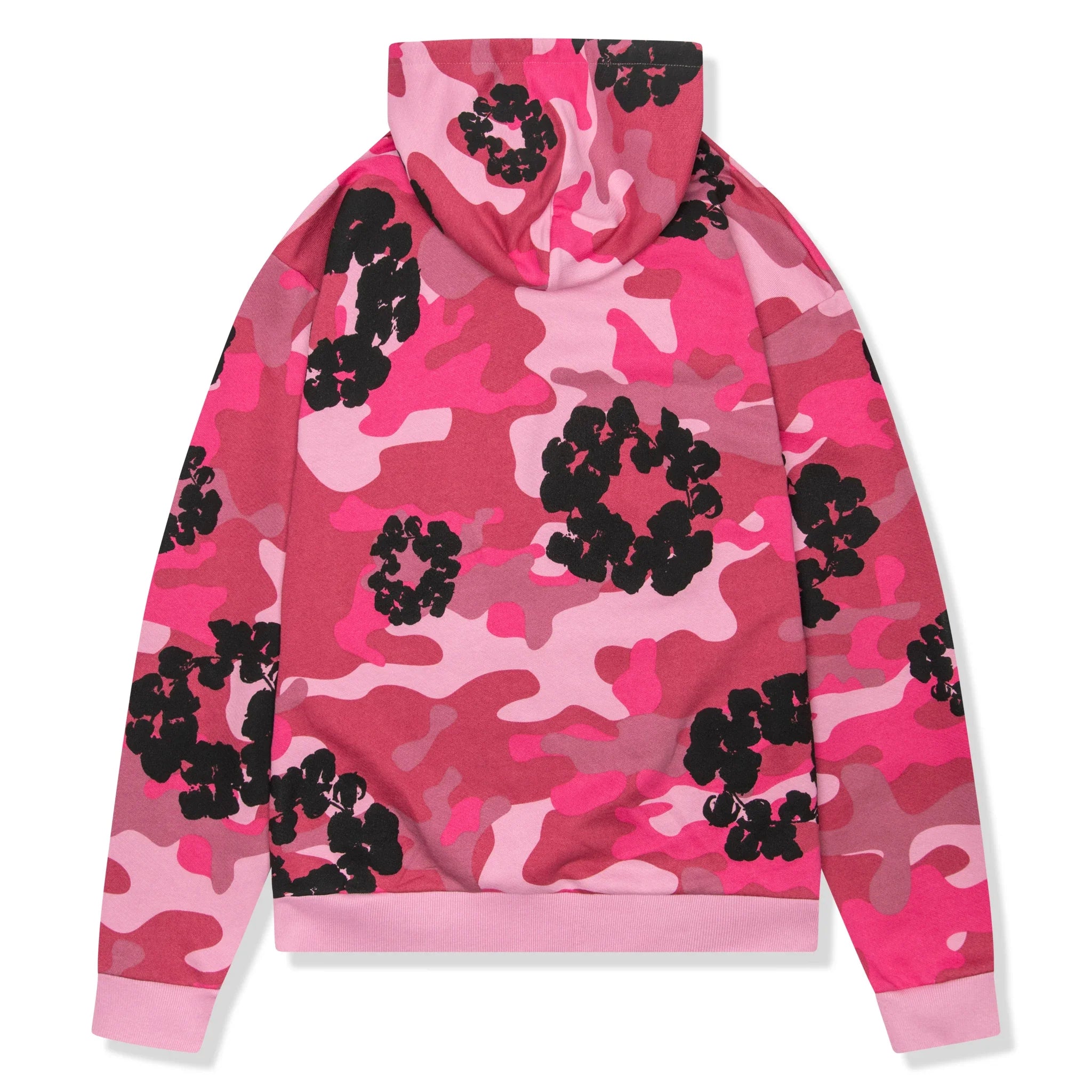 Denim Tears Pink Camo Cotton Wreath Zip-Up Hoodie - view 2