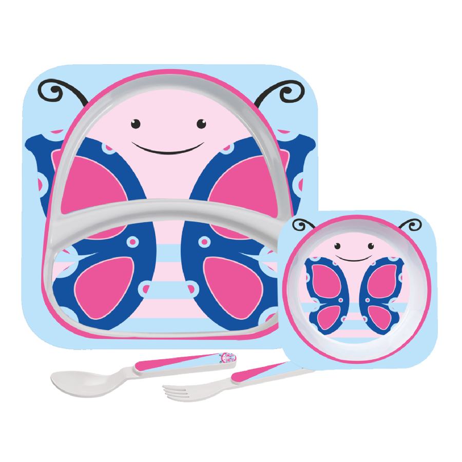 Cello Kids Butterfly Meal Set – Sky Blue - view 2