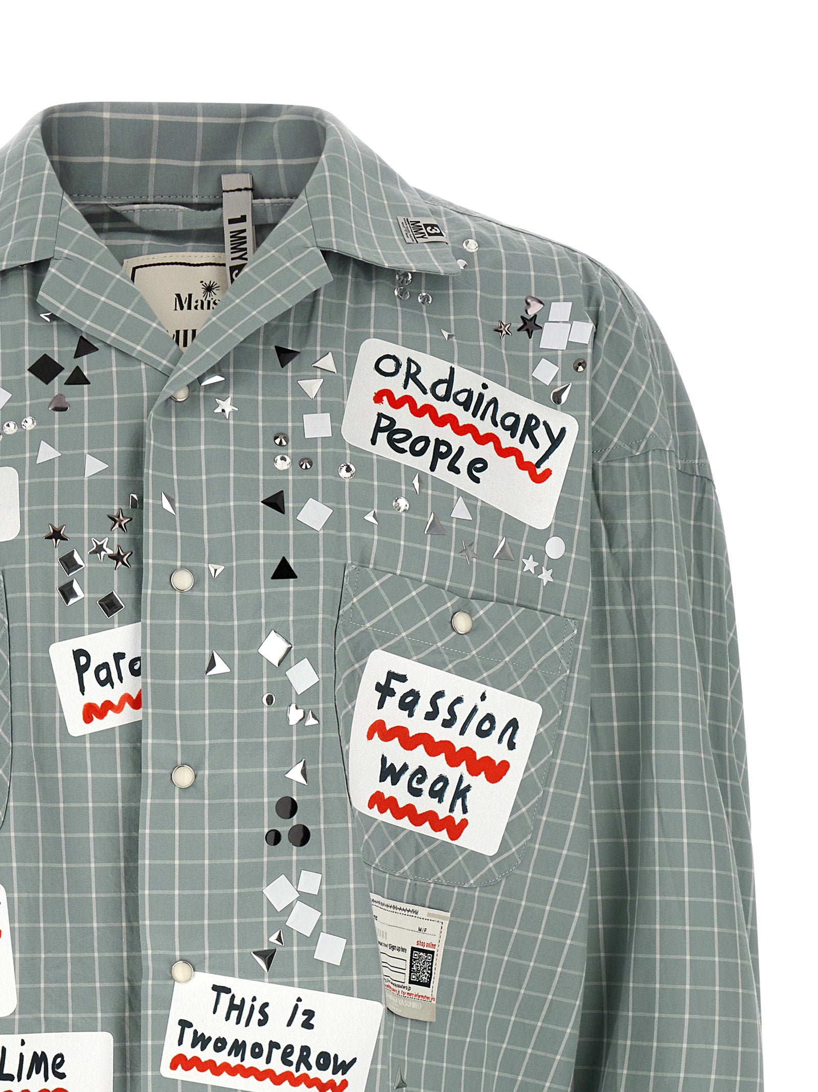 Maison Mihara Yasuhiro Shirt Adhesive Decorations - view 3