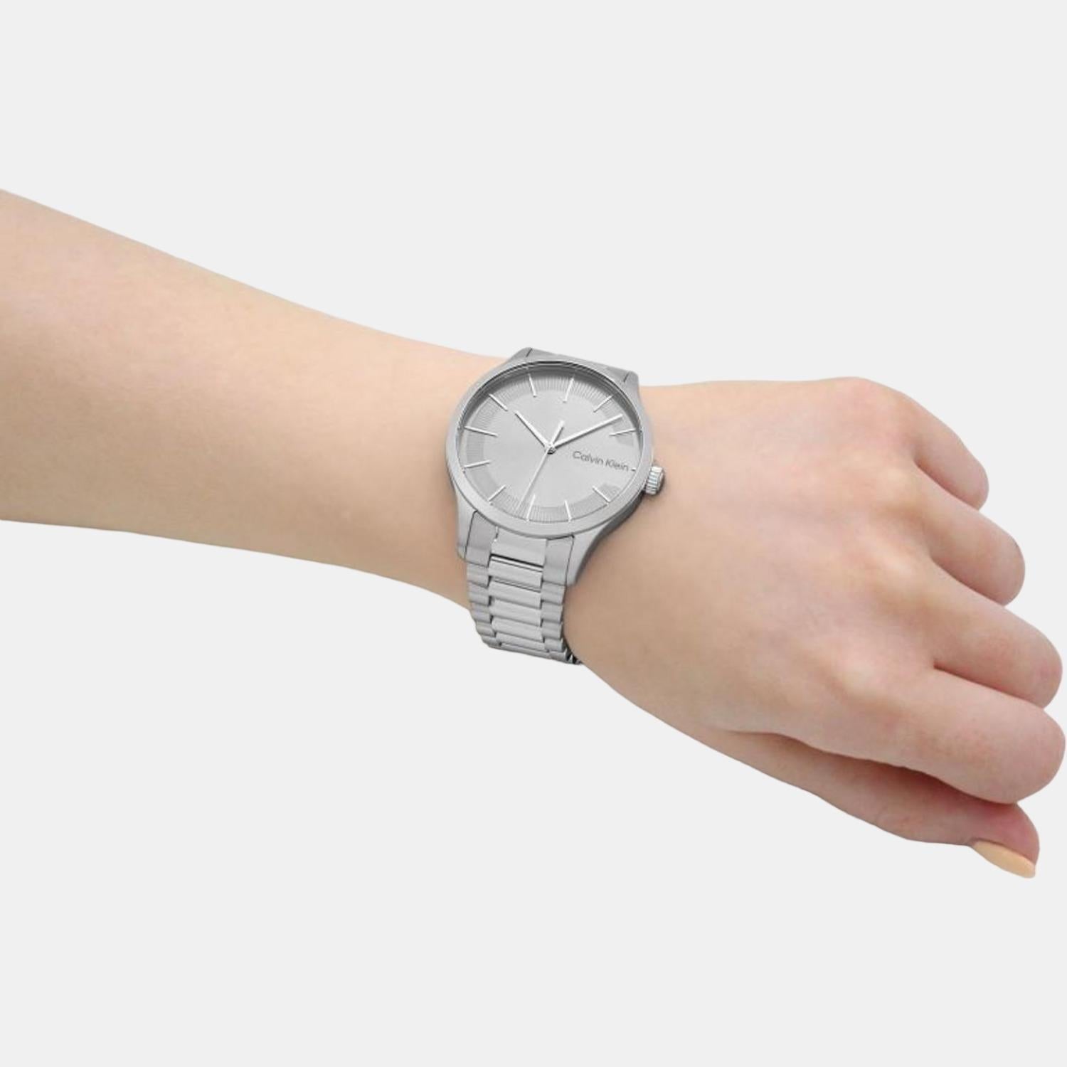 Calvin Klein Ck Iconic Unisex Quartz Grey Dial Analog Stainless Steel Watch 25200036 - view 8