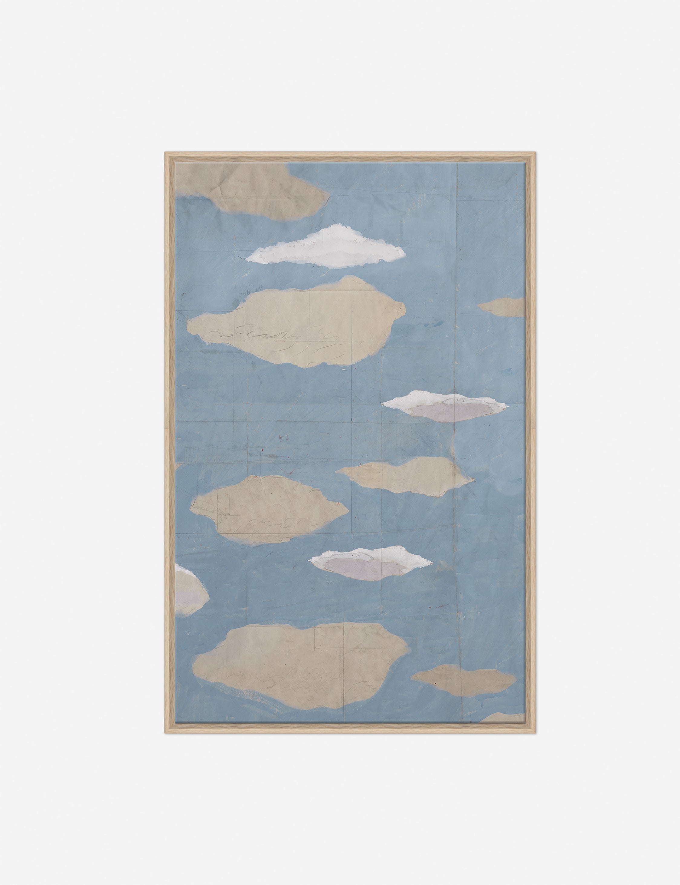 Lulu and Georgia Cloudscape Triptych Print by Paule Marrot - view 3