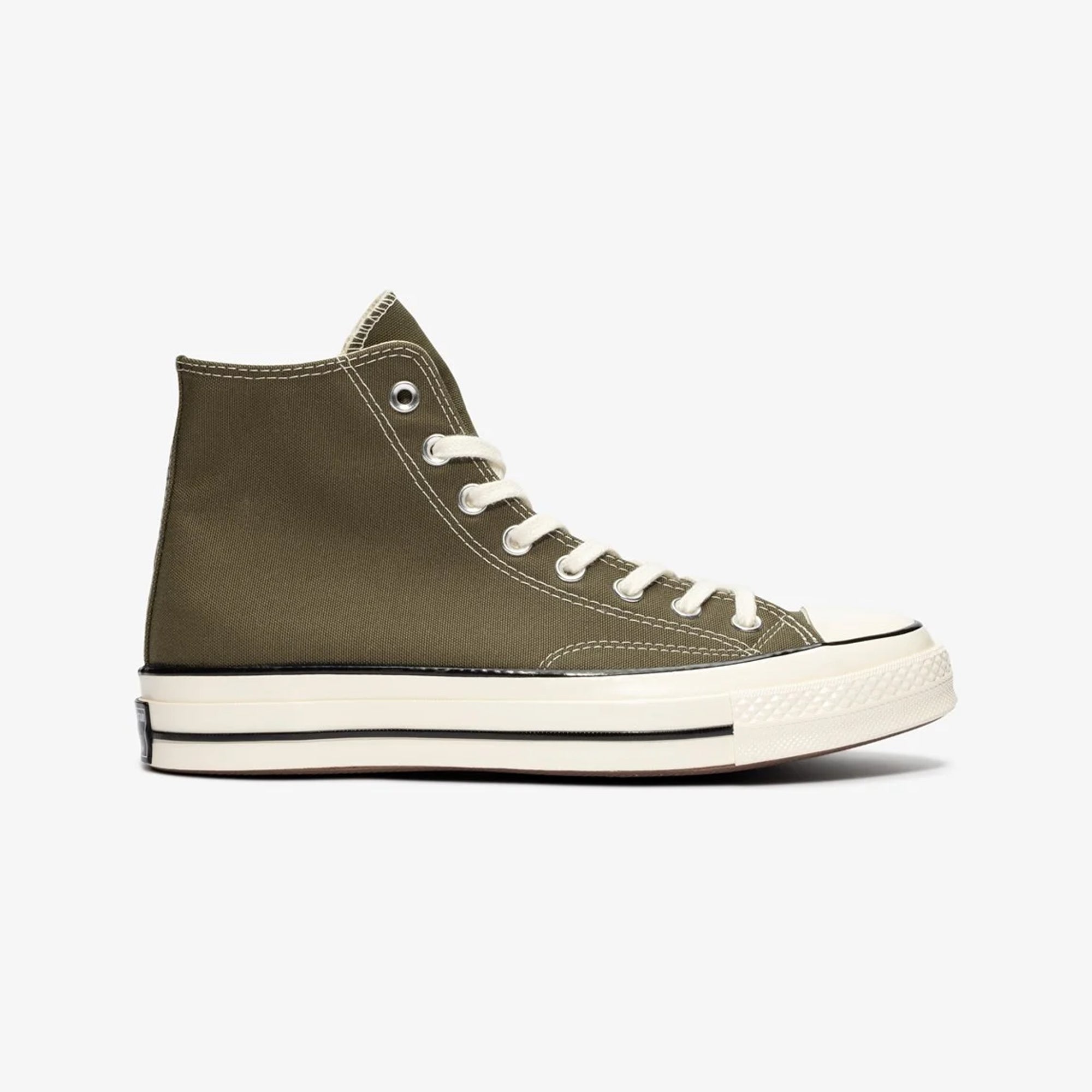 Converse | CHUCK 70 CANVAS { EGRET/BLACK - view 4