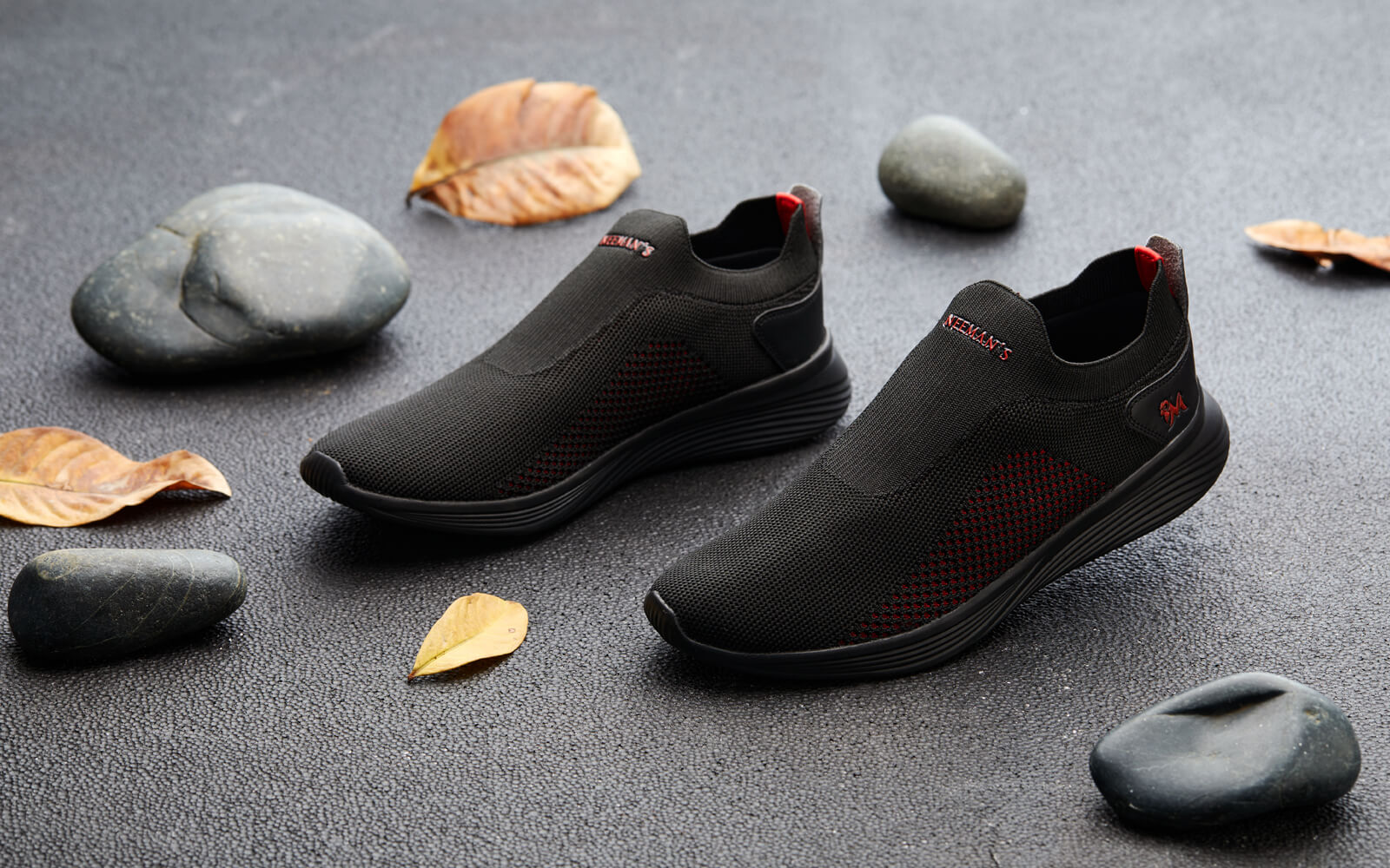Neeman's Everyday Basic Slip Ons : Striking Lava - view 5
