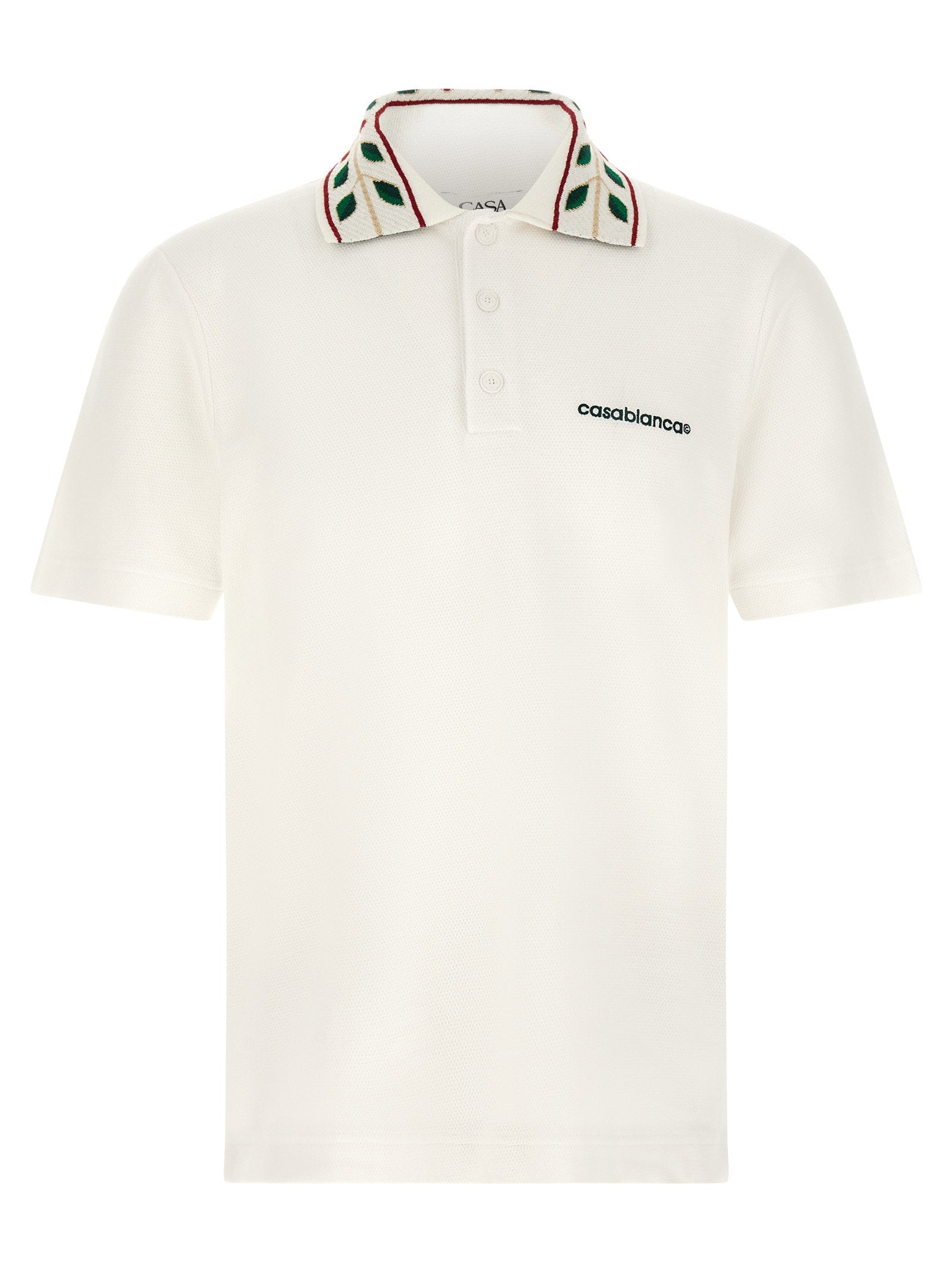 Casablanca Laurel Polo Shirt – 100% organic cotton