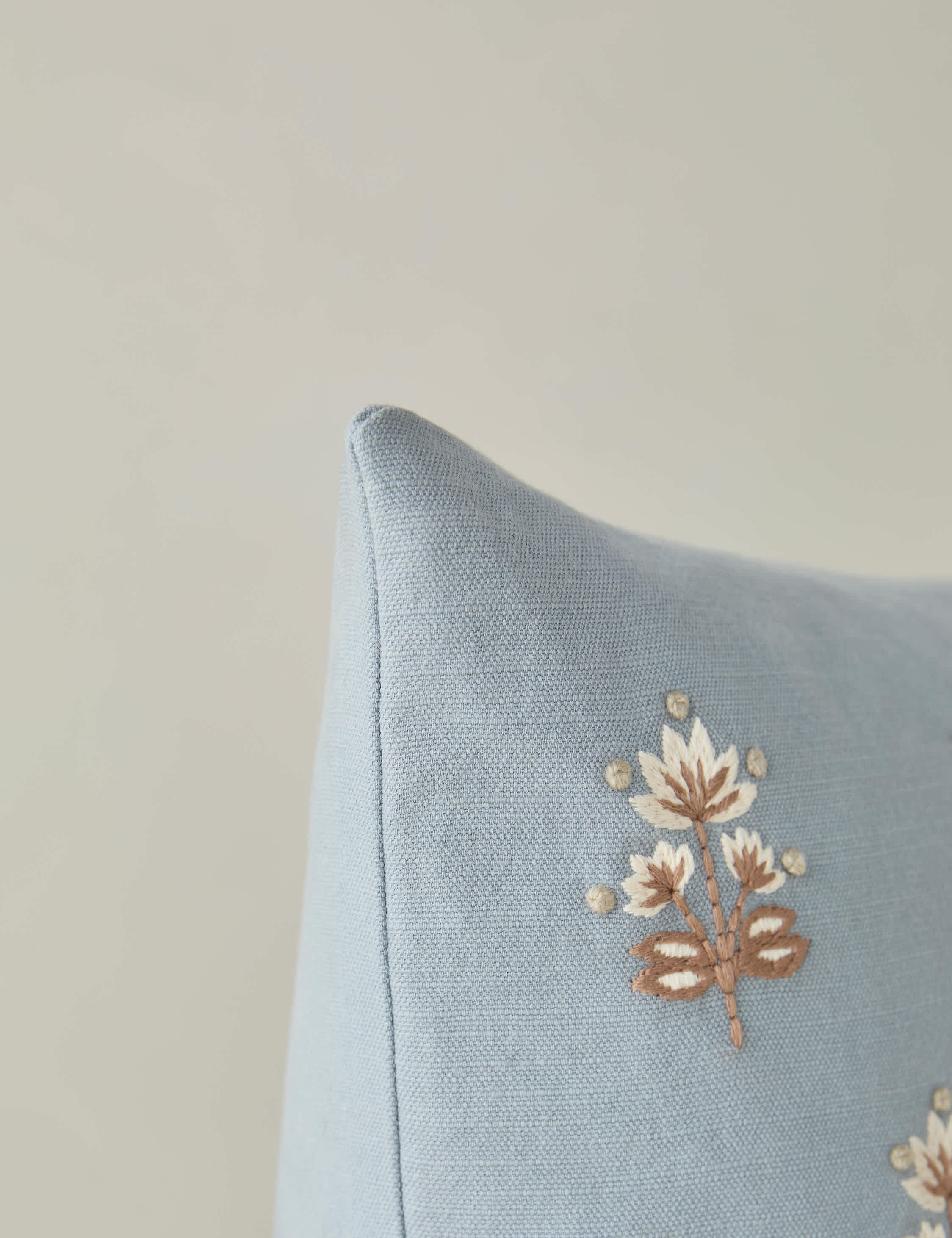 Lulu and Georgia Brive Embroidered Pillow - view 7