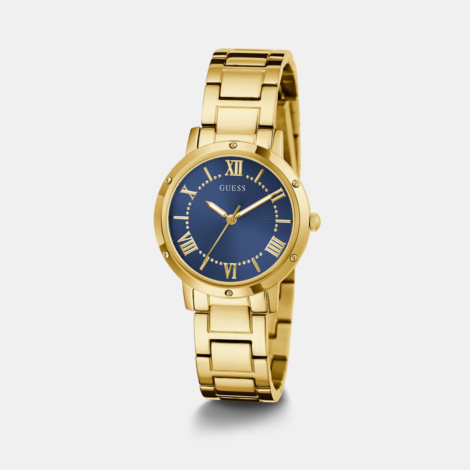 Guess Dawn Women Quartz Blue Dial Analog Stainless Steel Watch GW0404L4