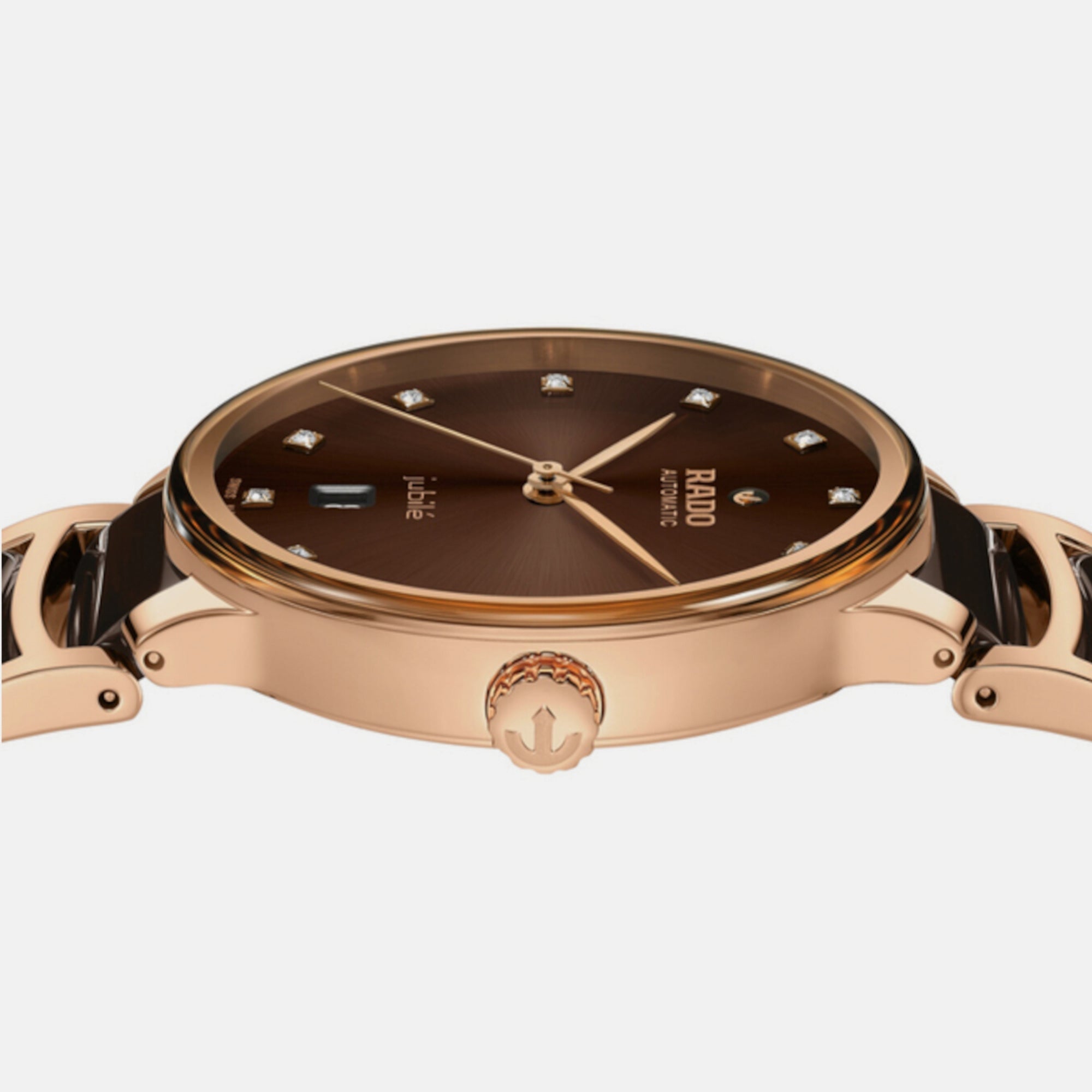 Rado Centrix Unisex Automatic Brown Dial Analog Stainless Steel Watch R30017732 - view 2