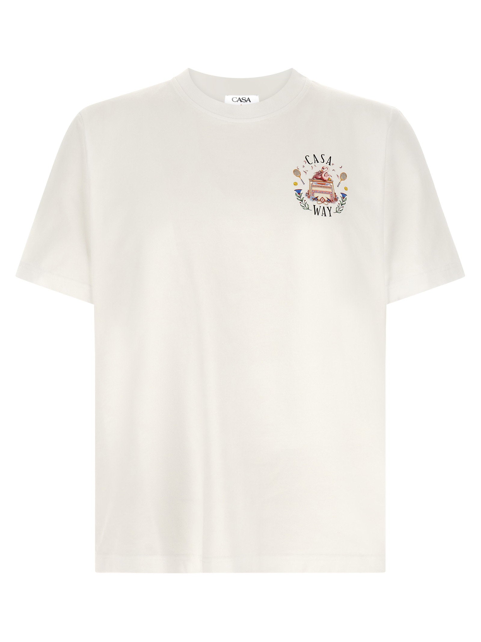 Casablanca T-shirt With Casa Way Print – 100% organic cotton