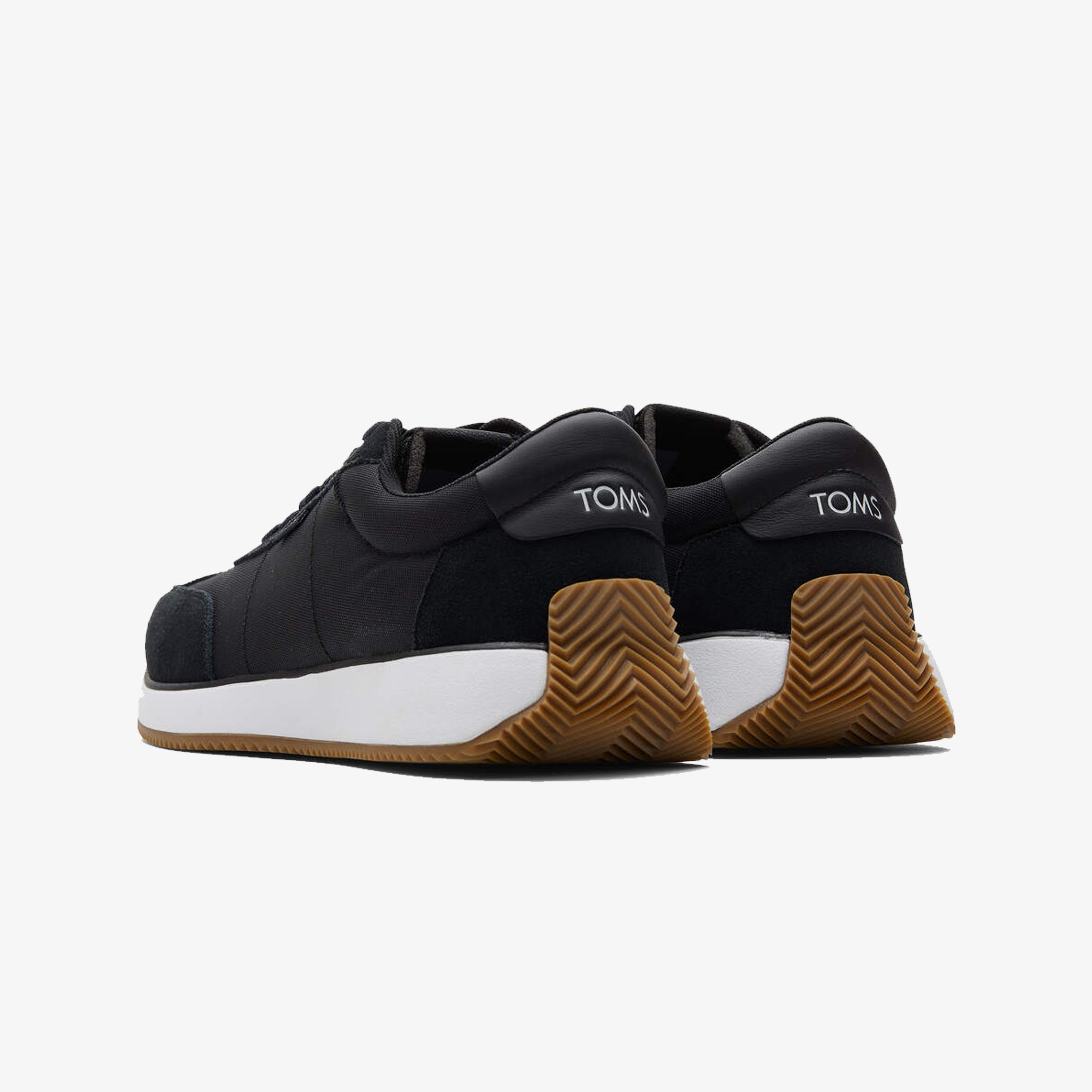 Toms | WYNDON SUEDE JOGGER { BLACK - view 2