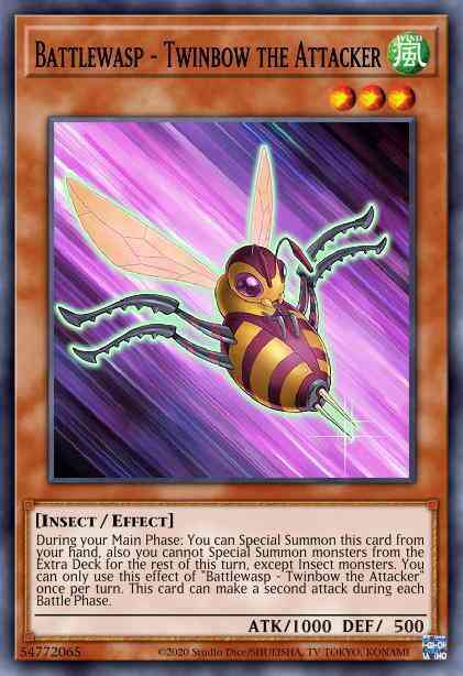 Yu-Gi-Oh! Battlewasp - Twinbow the Attacker - BLHR-EN034 - Ultra Rare - 1st Edition