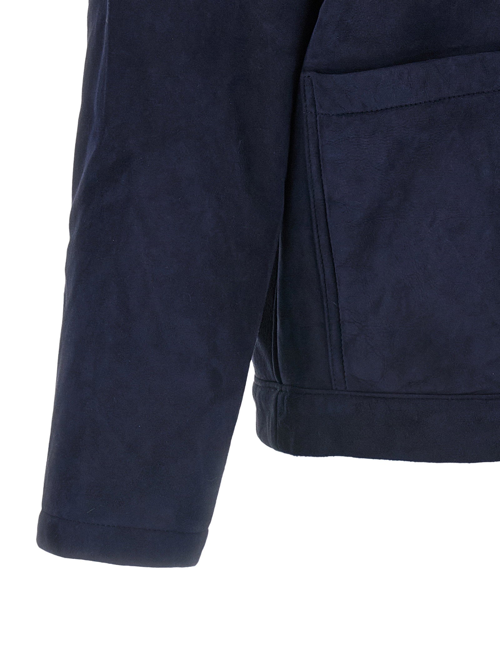 Giorgio Brato Shearling Neck Overshirt - view 4