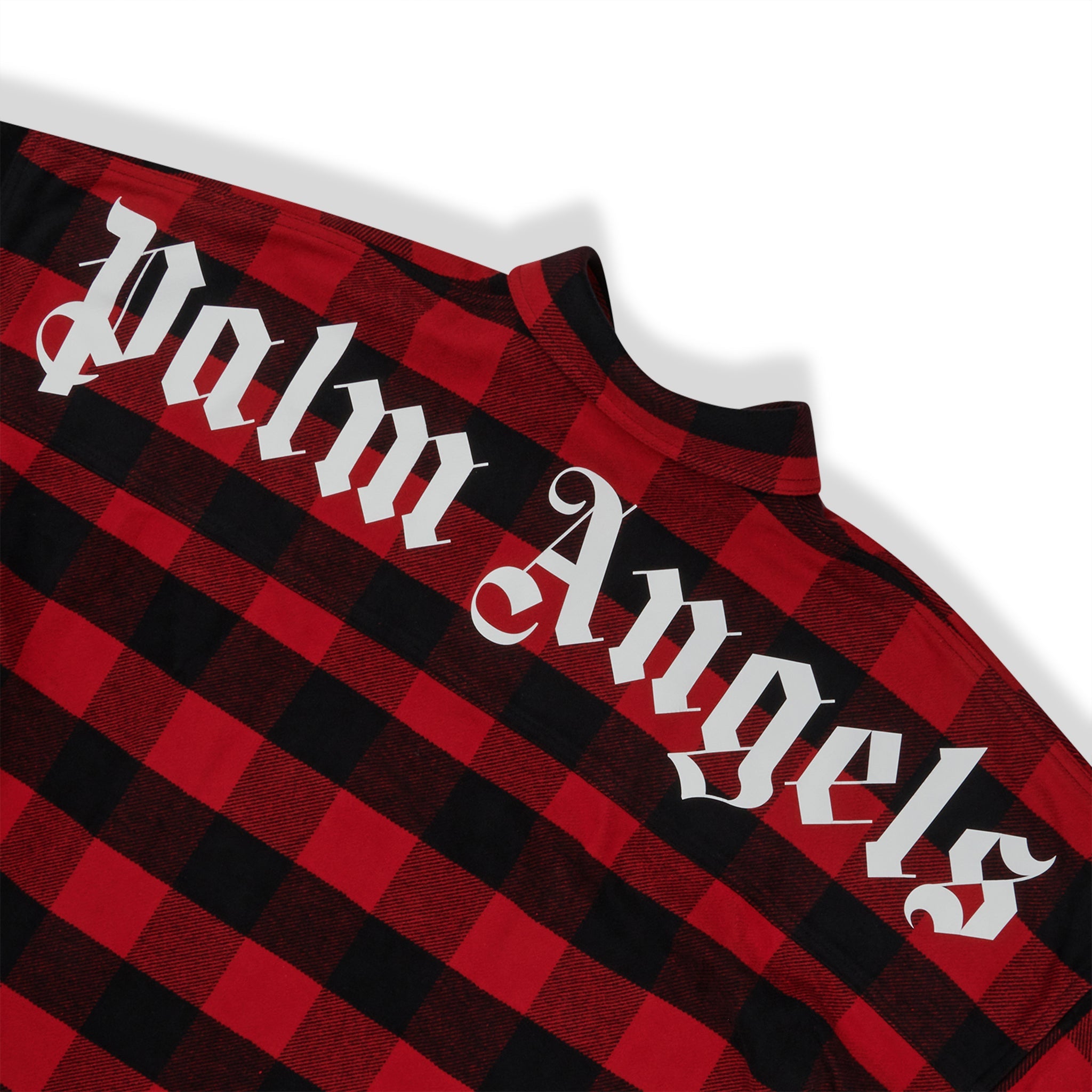 Palm Angels Check Flannel Red Shirt - view 3