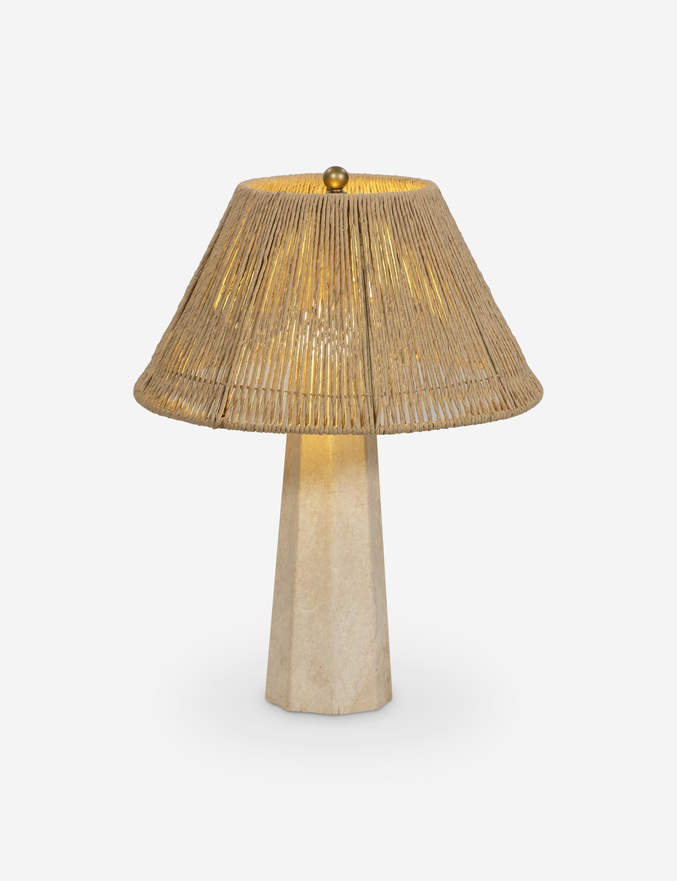 Lulu and Georgia Julian Table Lamp – Natural - view 3