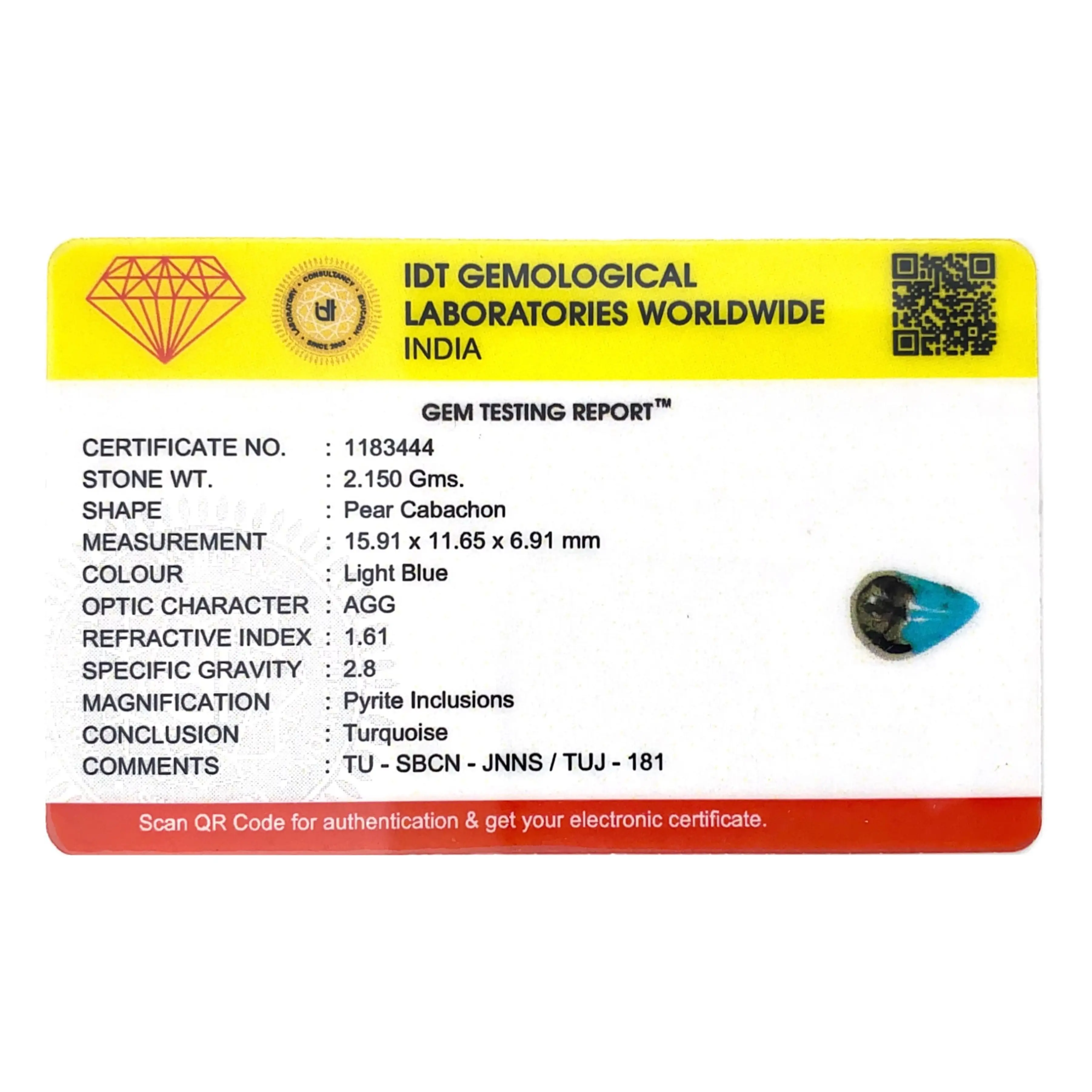 Pramogh Irani Firoza - 10.75 Carat - view 4