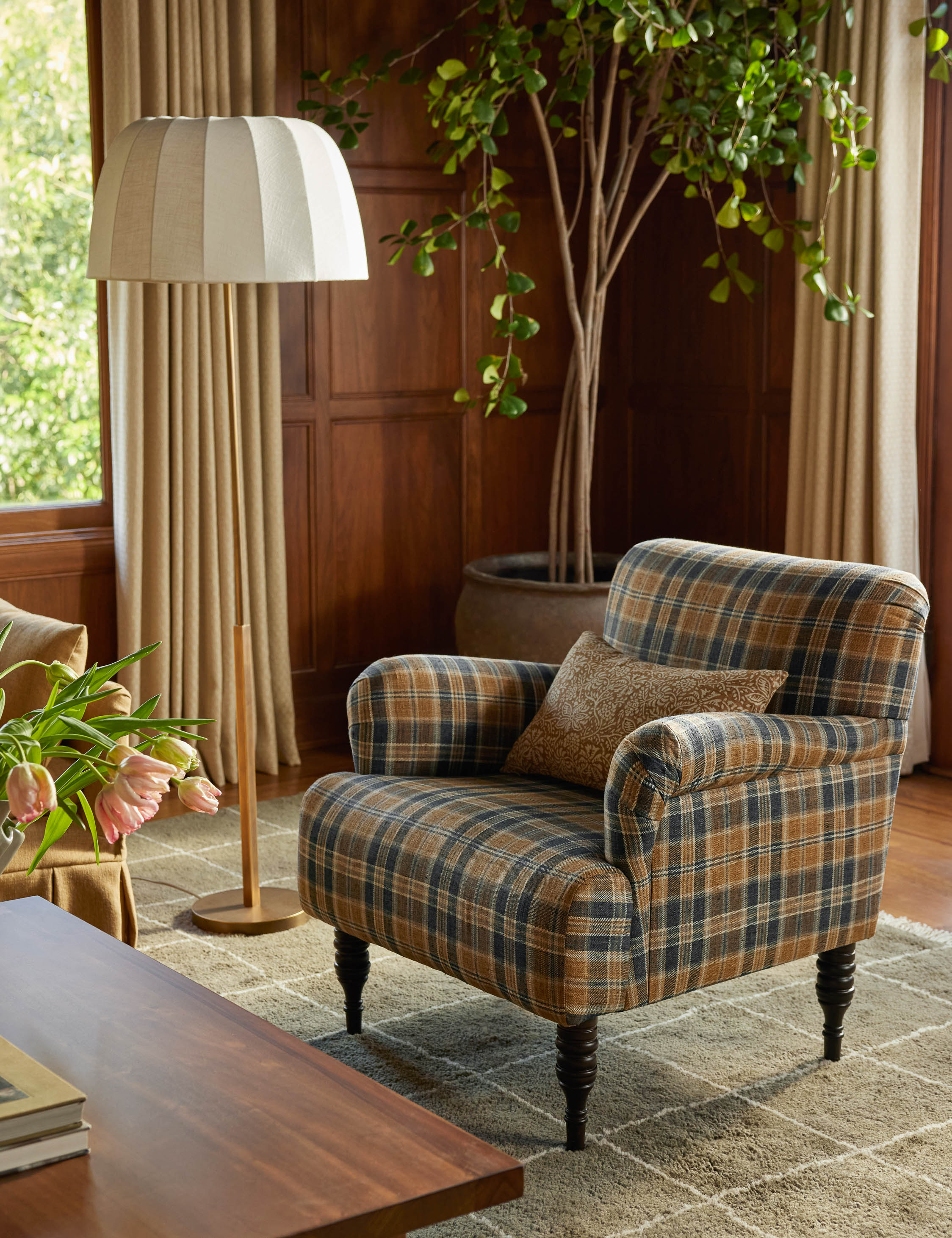 Lulu and Georgia Ebele Floor Lamp – Brass - view 2