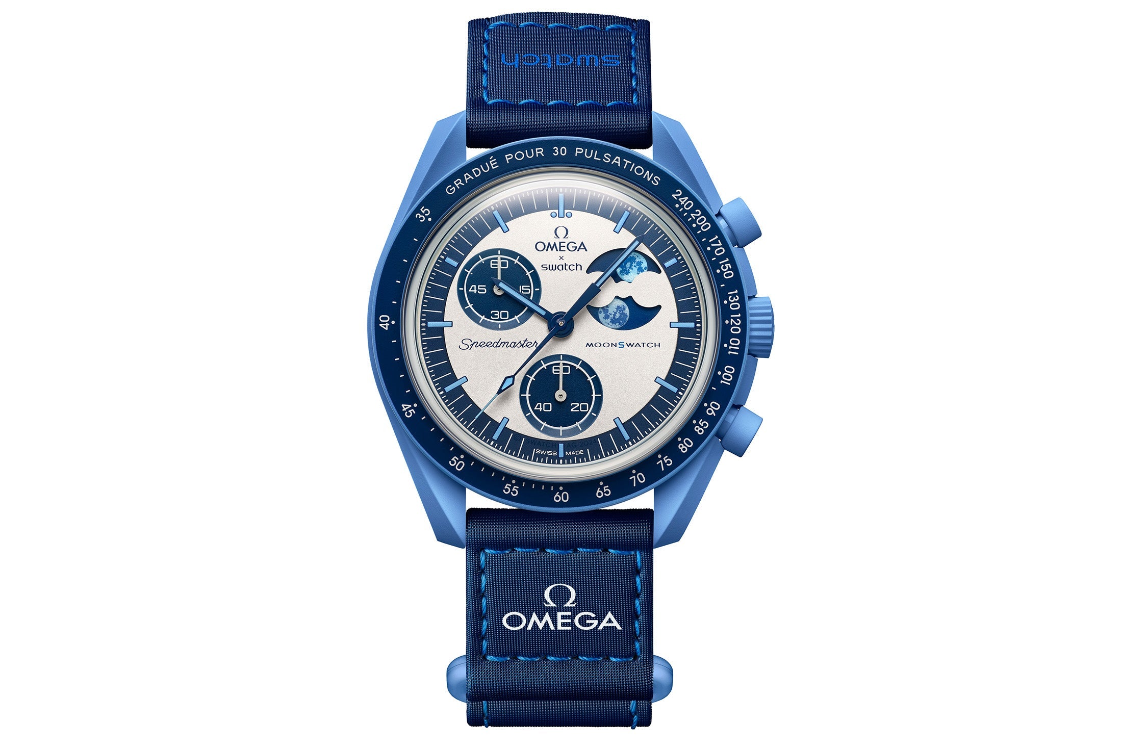 My Store OMEGA x Swatch Bioceramic MoonSwatch Mission to the Super Blue Moonphase