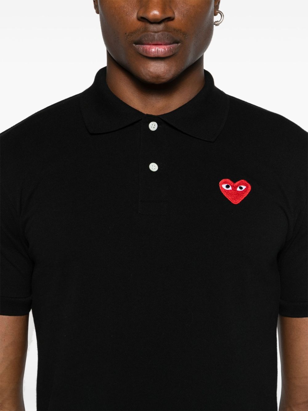 Comme Des Garcons Comme Des Garçons Cotton polo shirt - view 3