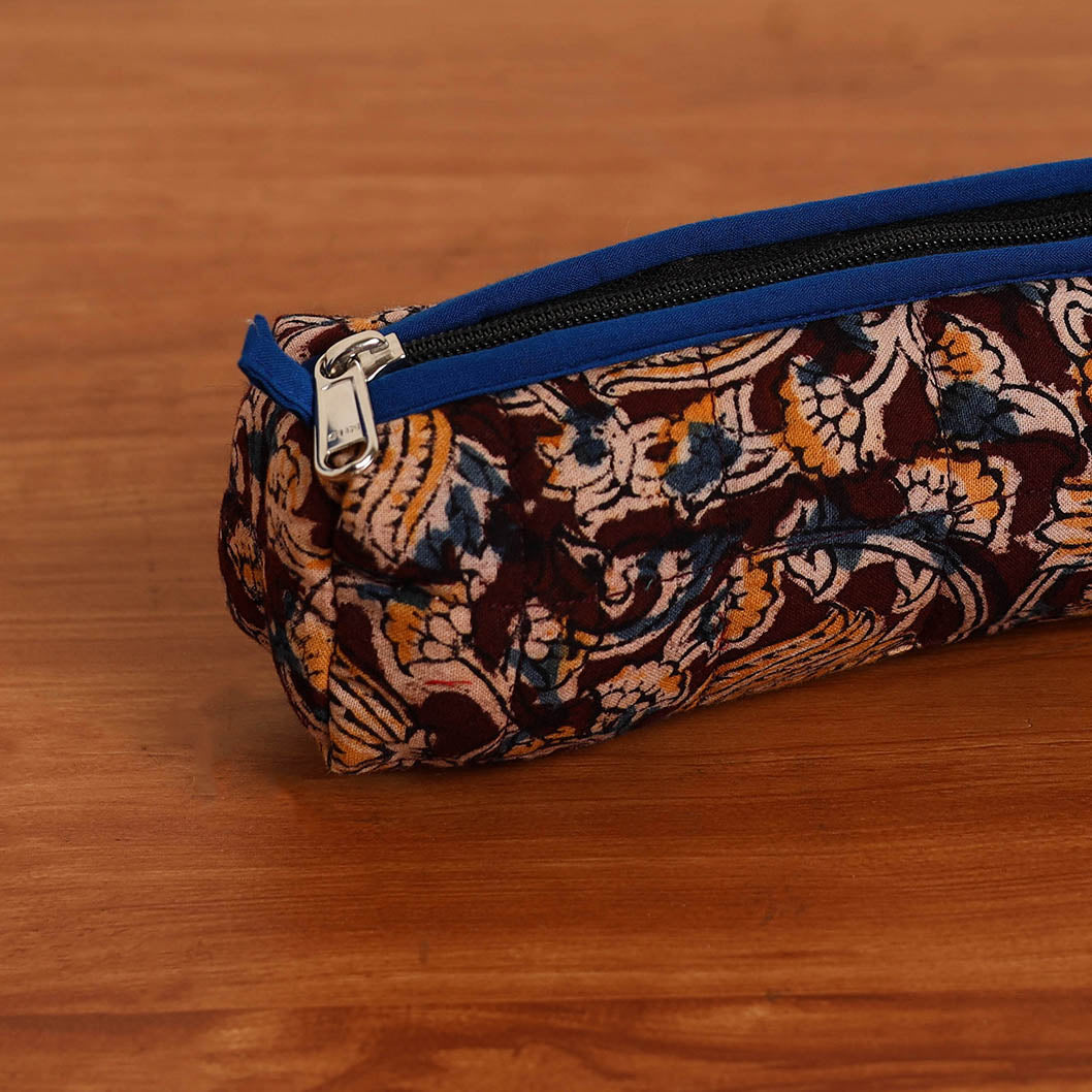 NOORI BAZAR Brown - Handmade Quilted Cotton Pencil Pouch 15 - view 2