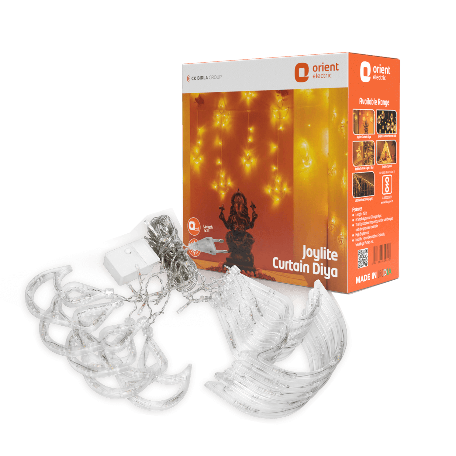 orientelectric Joylite Diya LED Curtain Light for Home