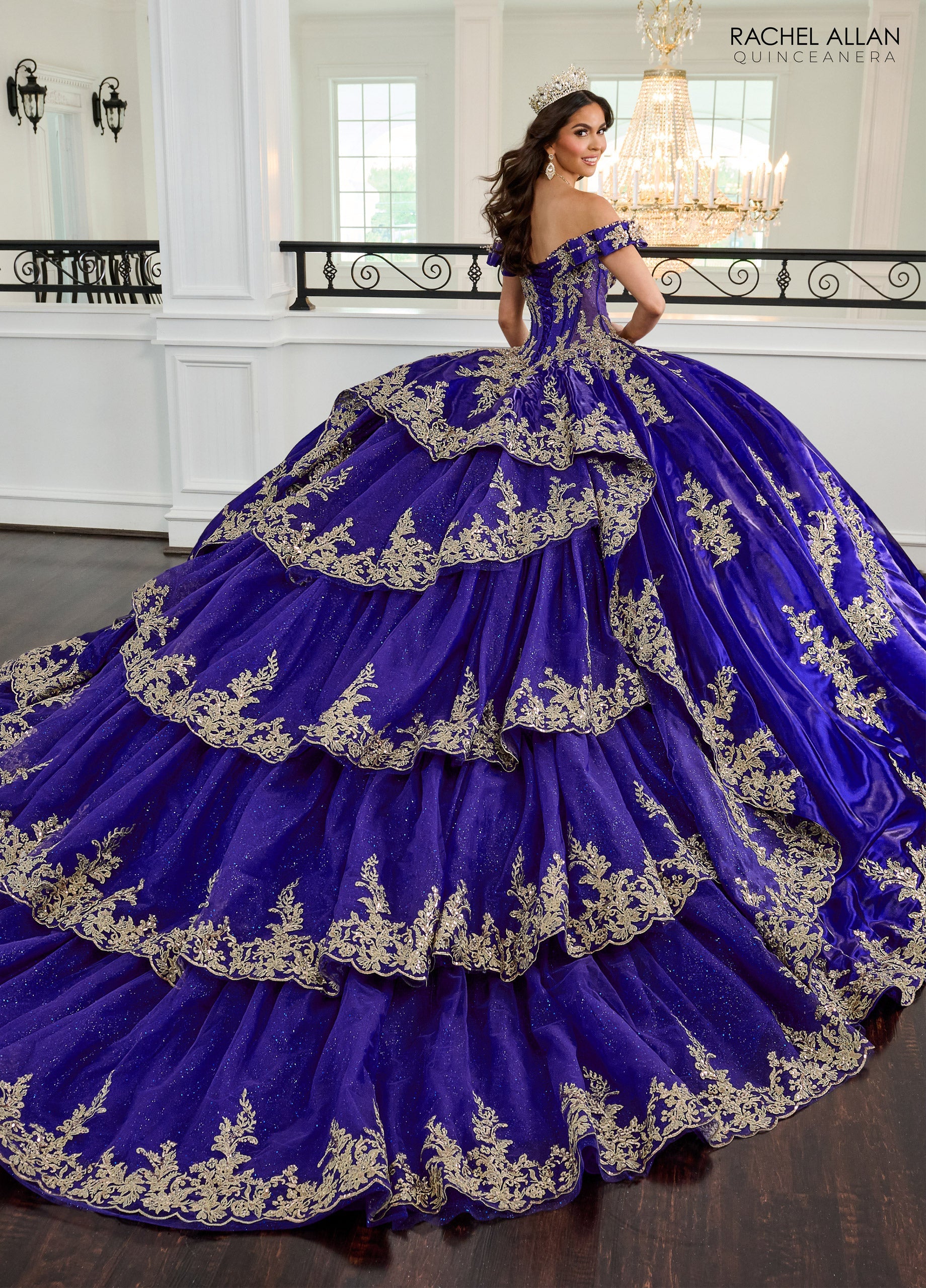 Mary's Bridal Off Shoulder Quinceanera Dress by Rachel Allan RQ3151 - view 6