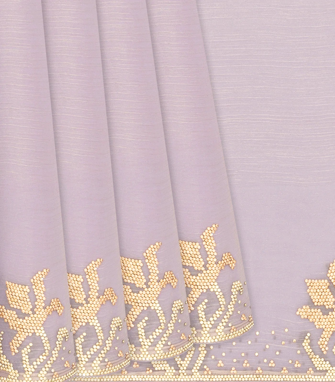 RmKV Lavender Blended Tissue Saree With Embroidered Motifs-Lavander