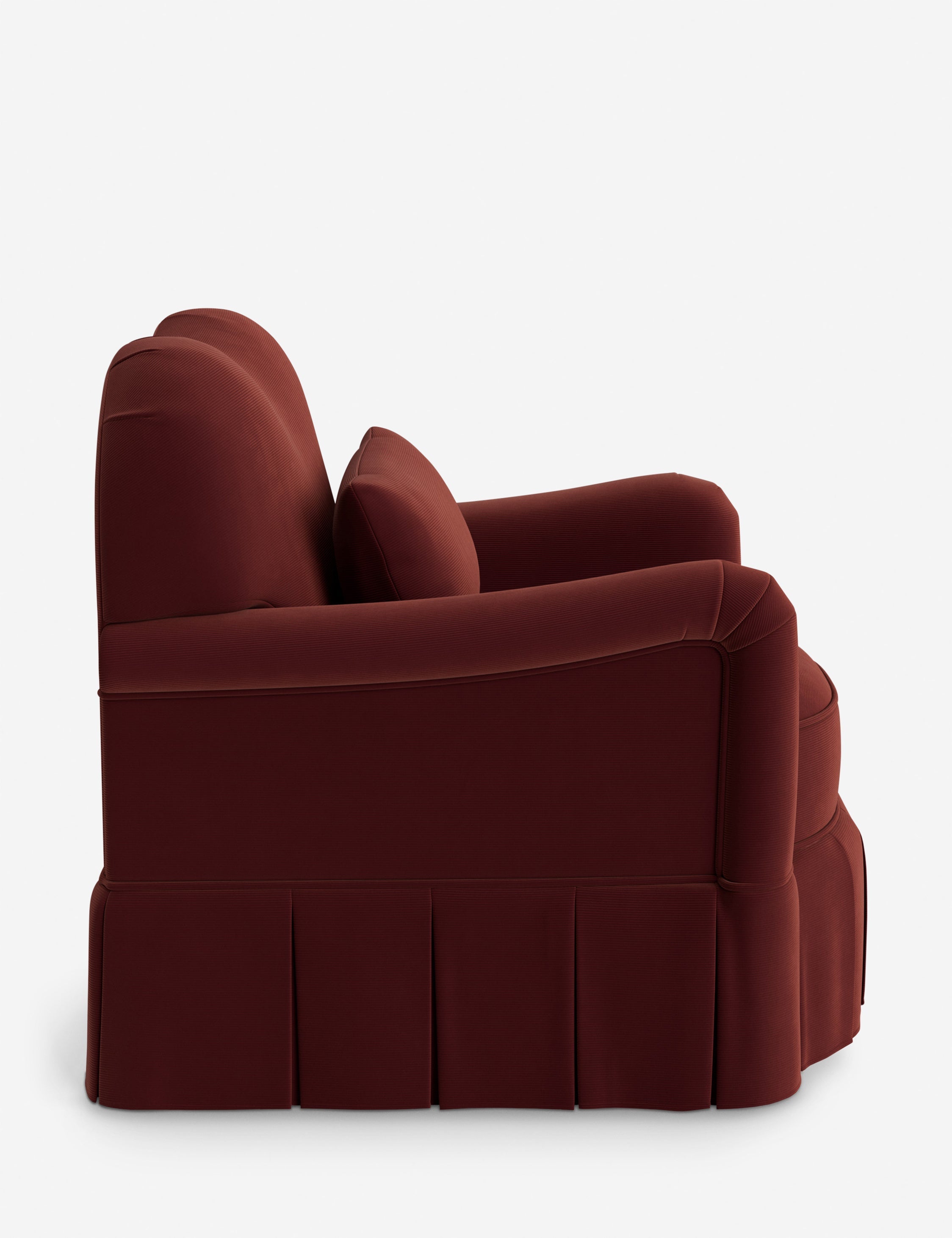 Lulu and Georgia Middleton Skirted Accent Chair by Ginny Macdonald - view 62