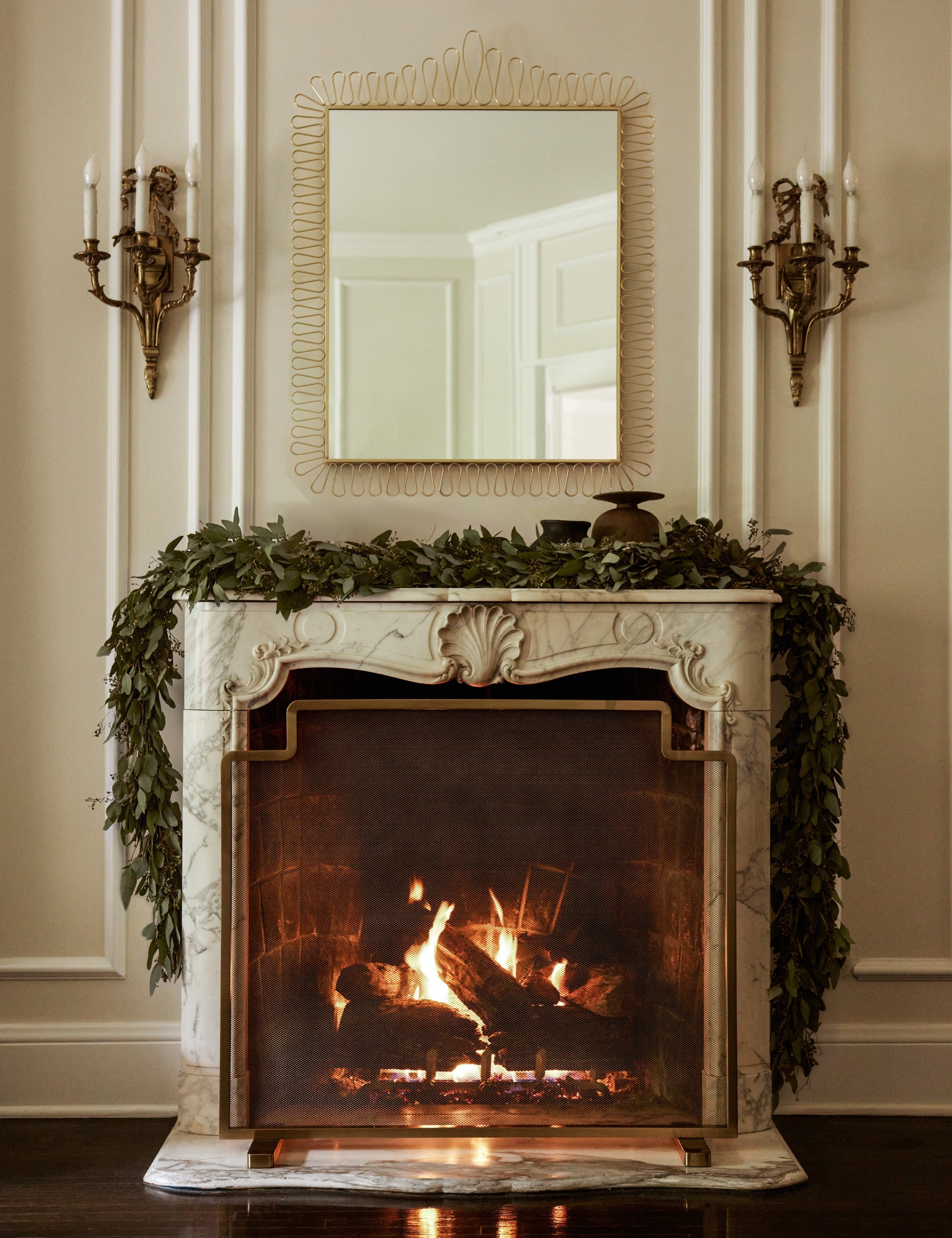 Lulu and Georgia Fresh Handmade Seeded Eucalyptus Garland - view 2