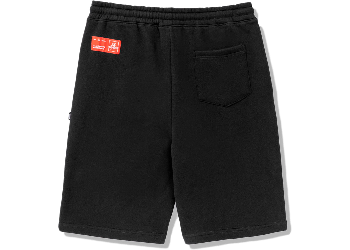 100 Thieves No Camping Fleece Short Black - view 2
