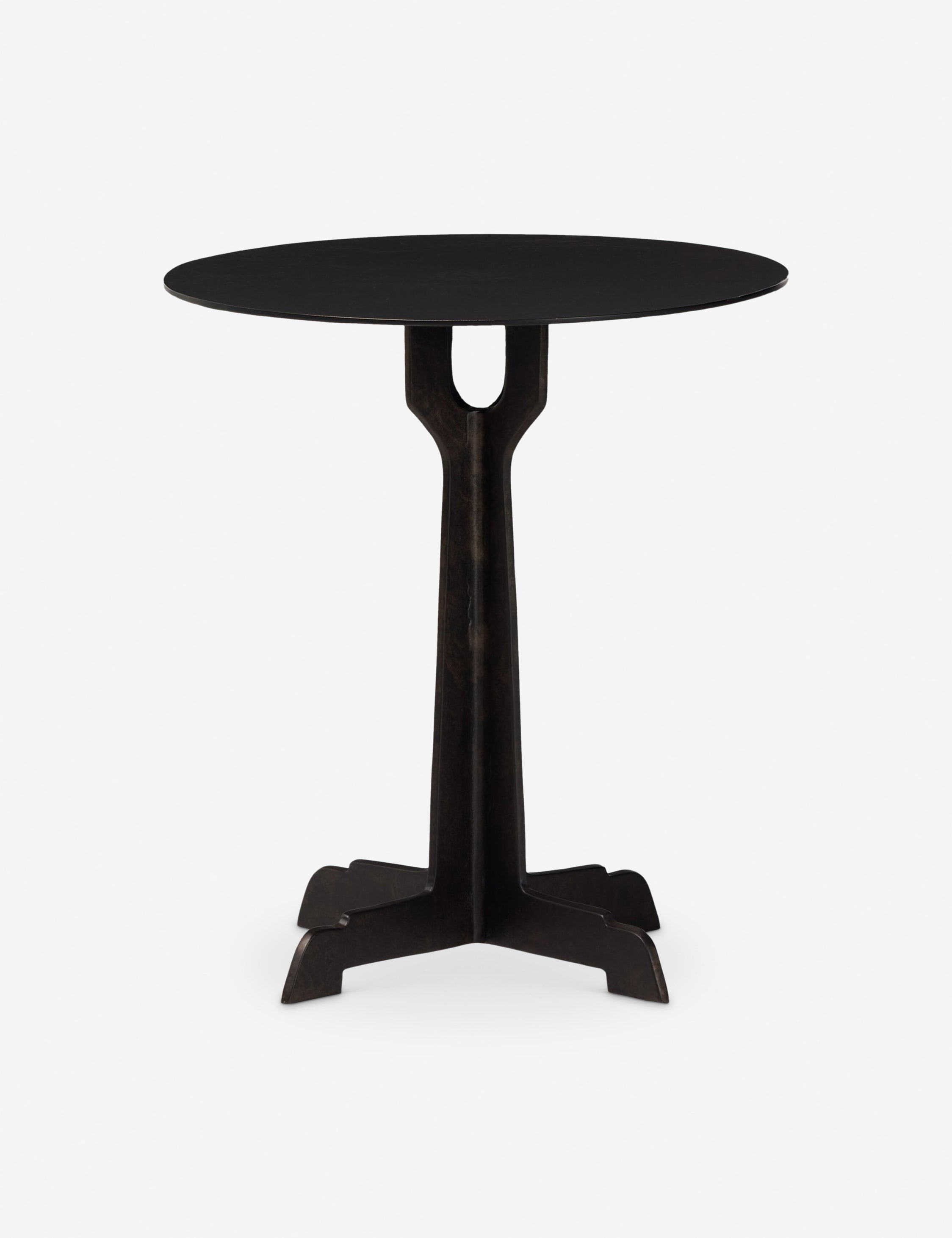 Lulu and Georgia Brenner Outdoor Side Table – Bronze