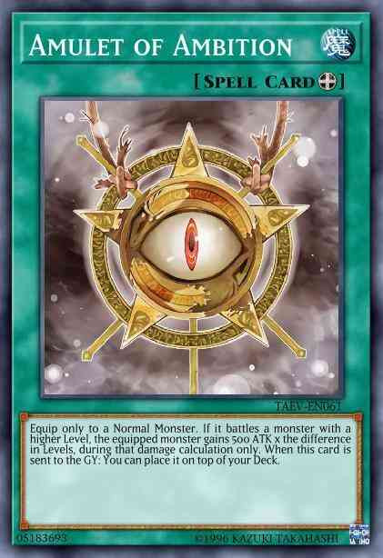 Yu-Gi-Oh! Amulet of Ambition - TAEV-EN061 - Common - Unlimited