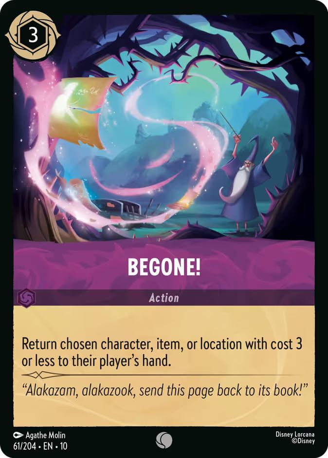 204 whispers – Lorcana Begone! - 61/204 [Whispers in the Well] [Non-Foil]