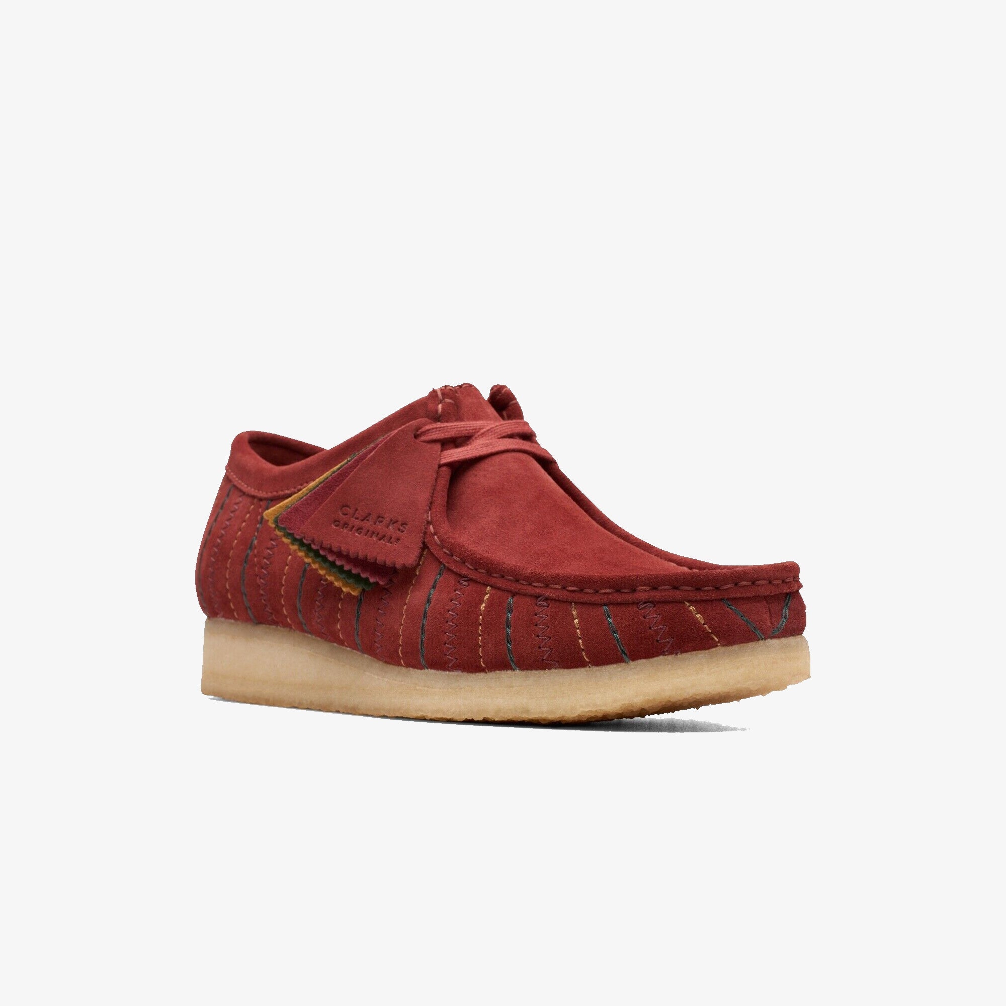 Wallabee cup burgundy – Clarks Originals | WALLABEE CUP { BURGUNDY COMBI