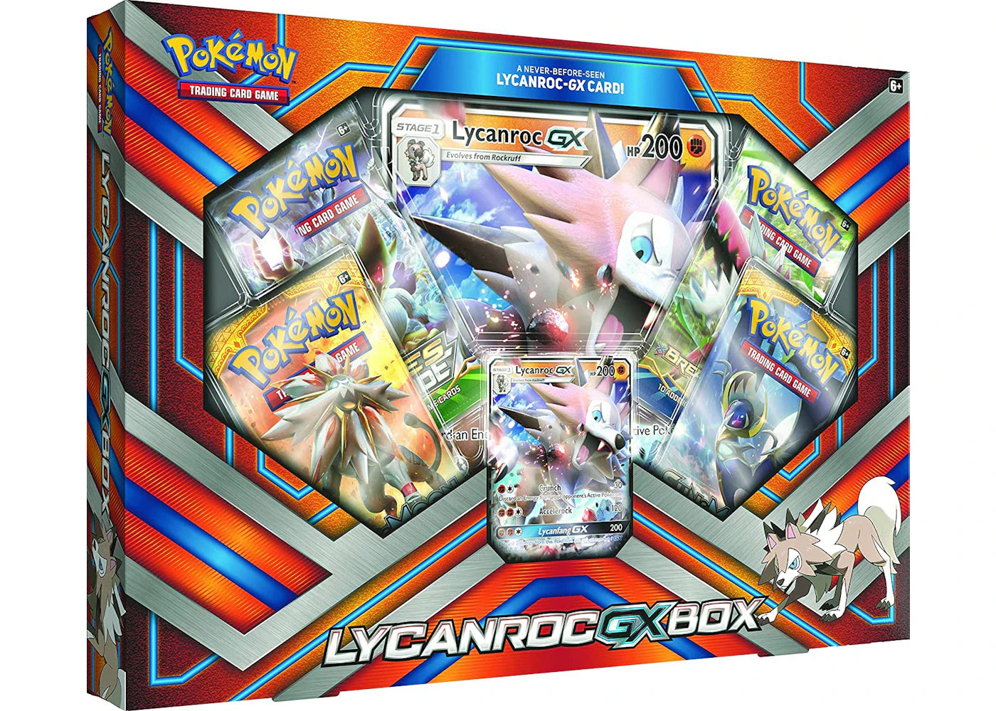 Pokémon 2017 Pokemon TCG Lycanroc GX Box