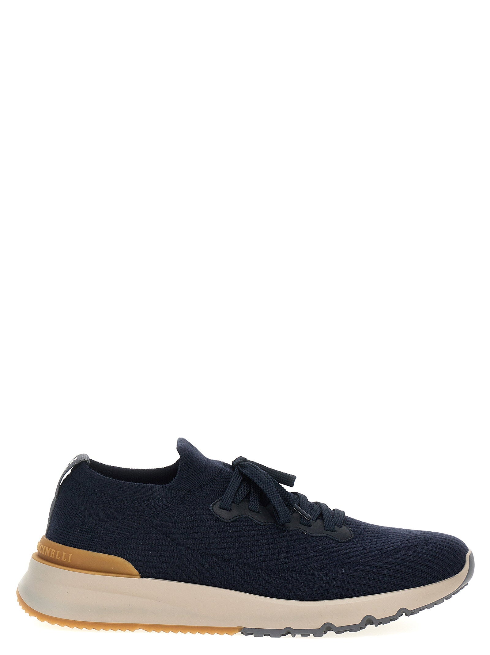 Brunello Cucinelli Knitted Sneakers – 100% wool
