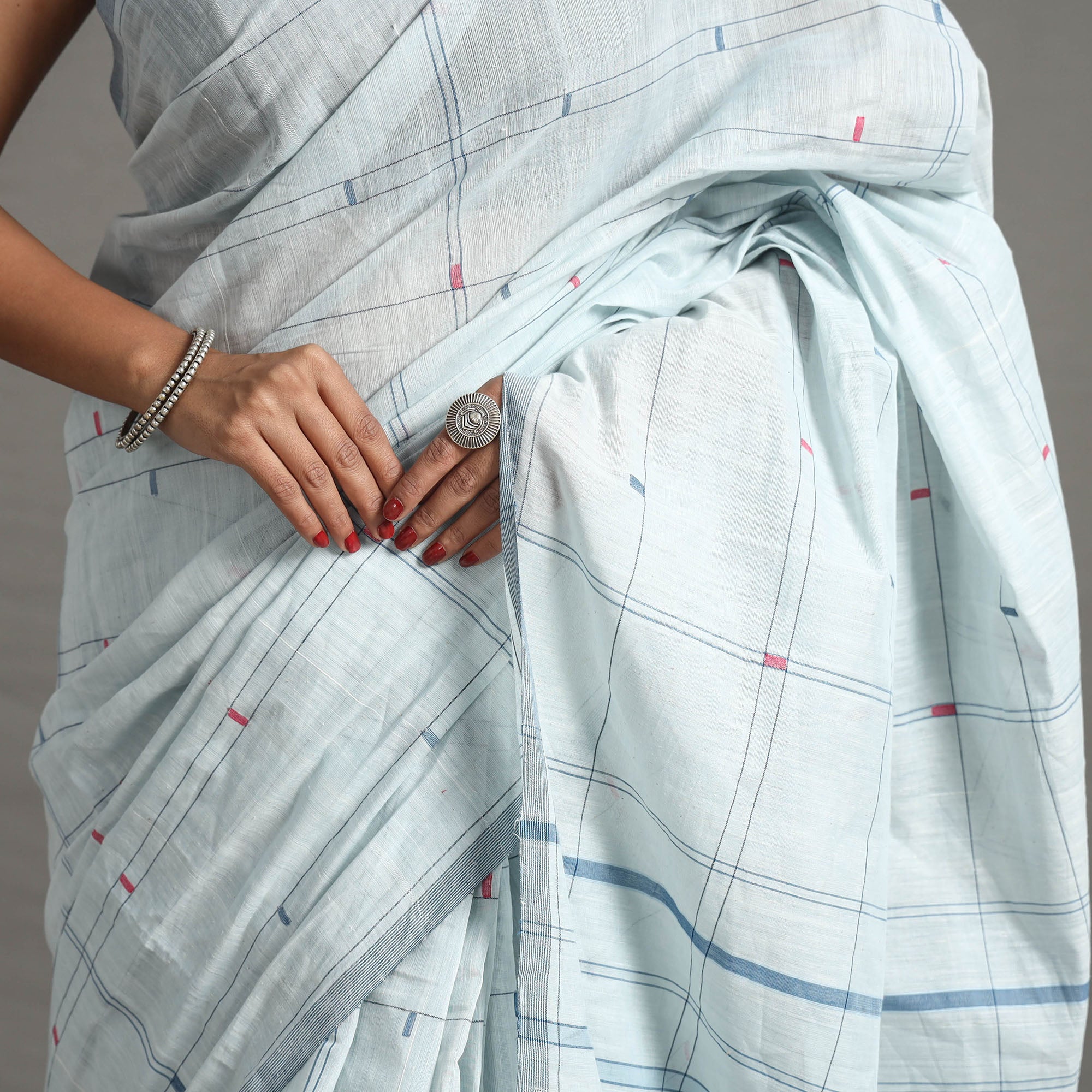 CHITRIKA Jamdani Cotton Handloom Saree 53 – Women's - view 5