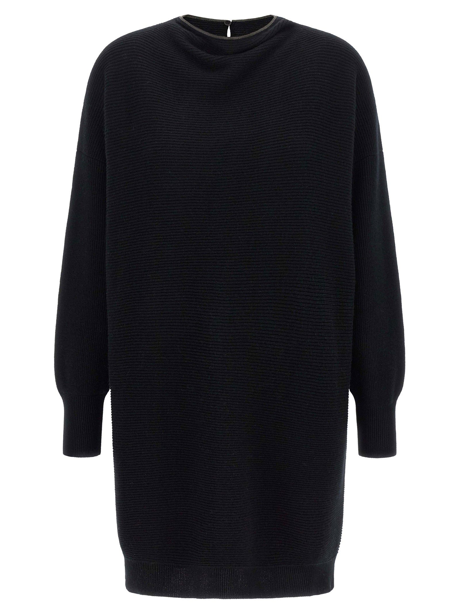 Brunello Cucinelli Precious Collar Dress – 60% wv, 30% ws, 10% se
