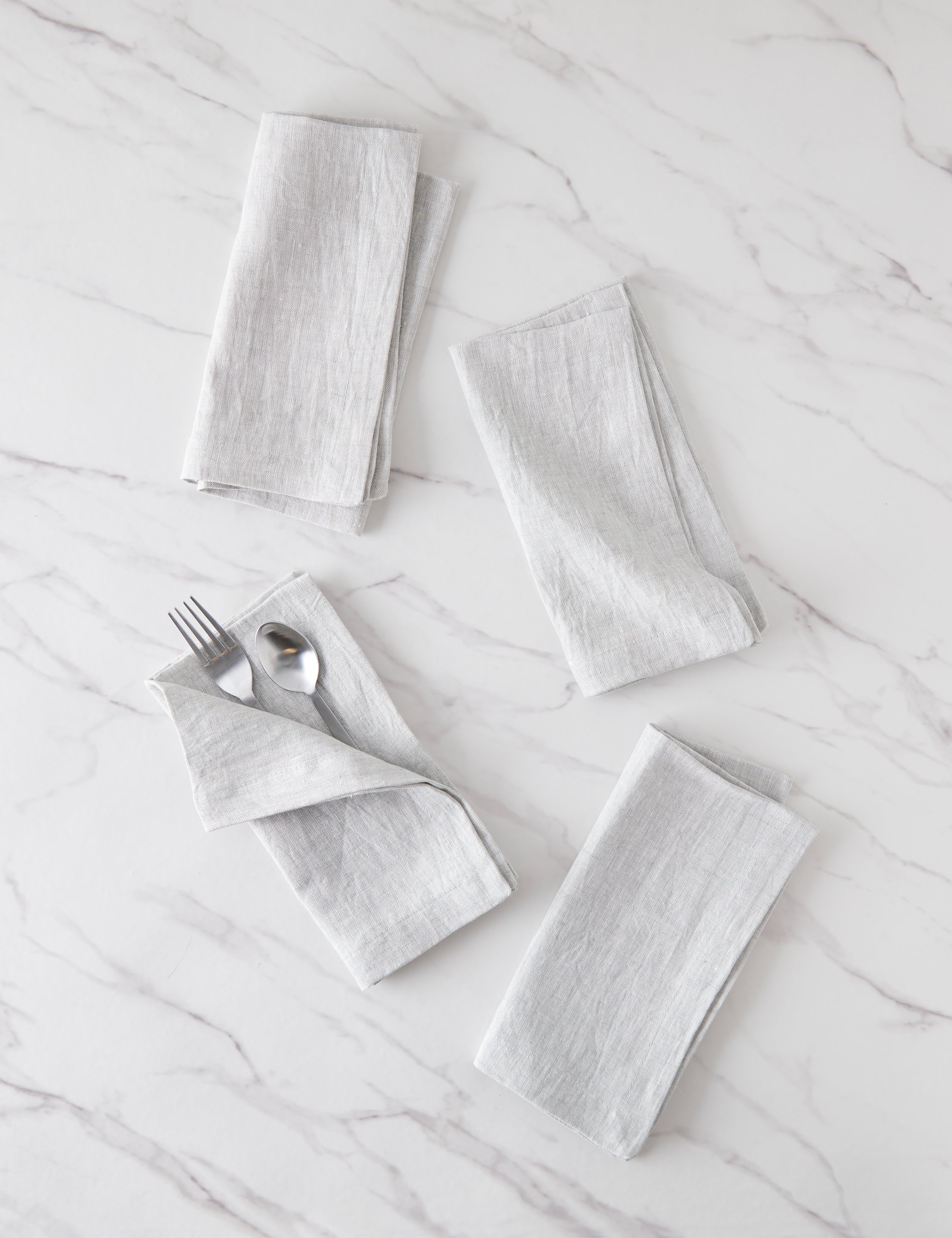 Lulu and Georgia Washed Linen Napkin by Farmhouse Pottery - view 2